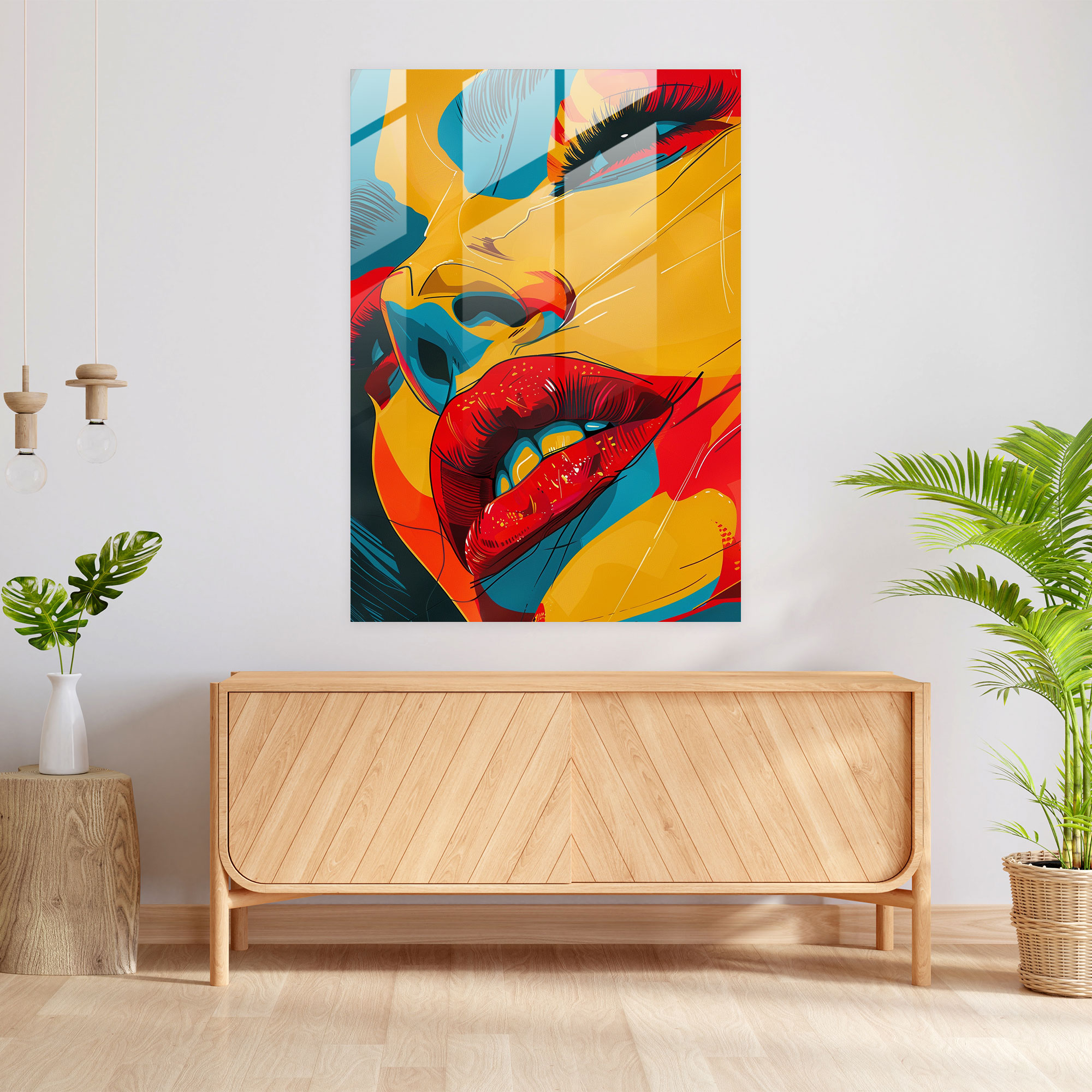 Popart Style Wall Decoration - Popart, Popart Style, Glass Print, Modern Art