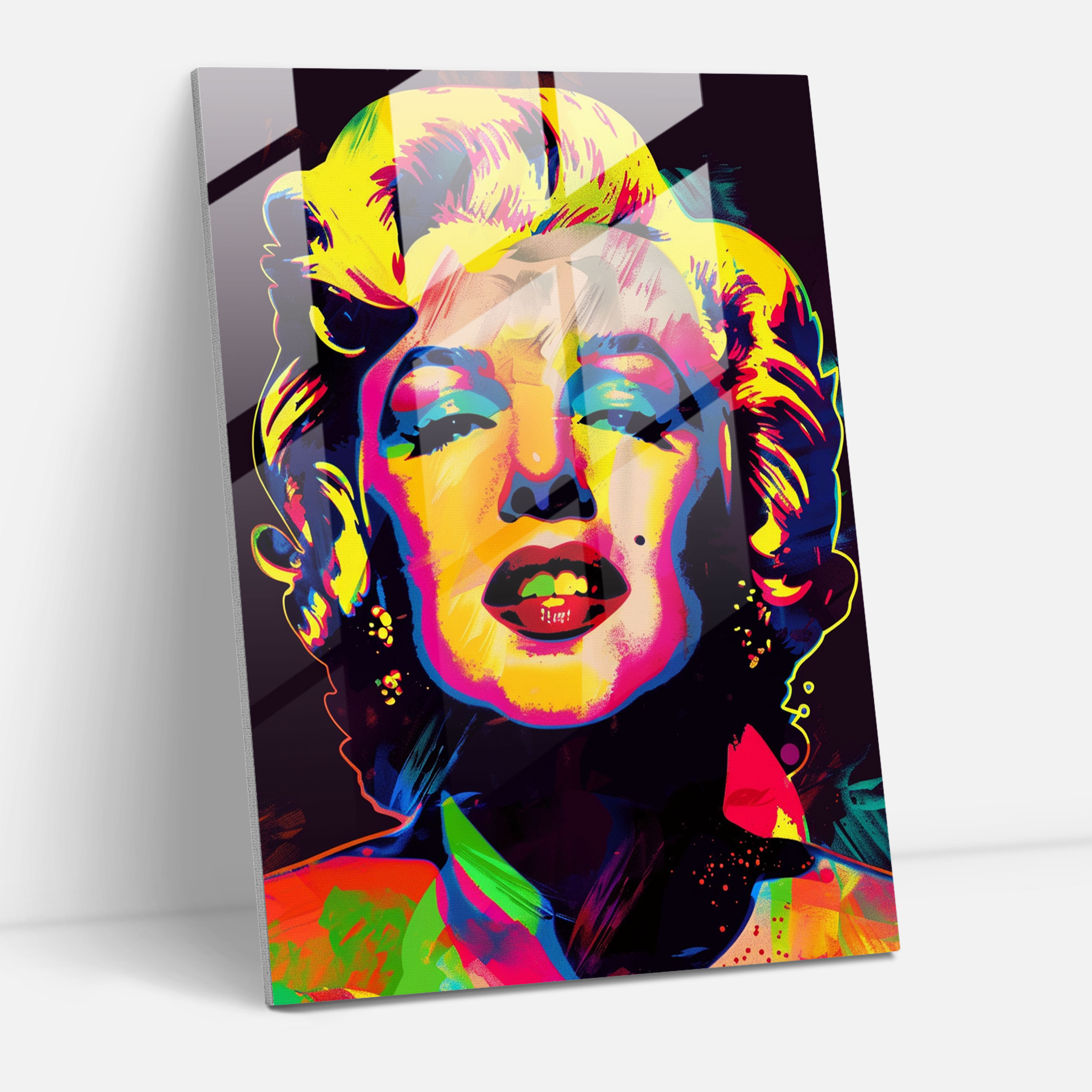 Popart Style Glass Print - Popart, Popart Style, Modern Art, Home Decoration