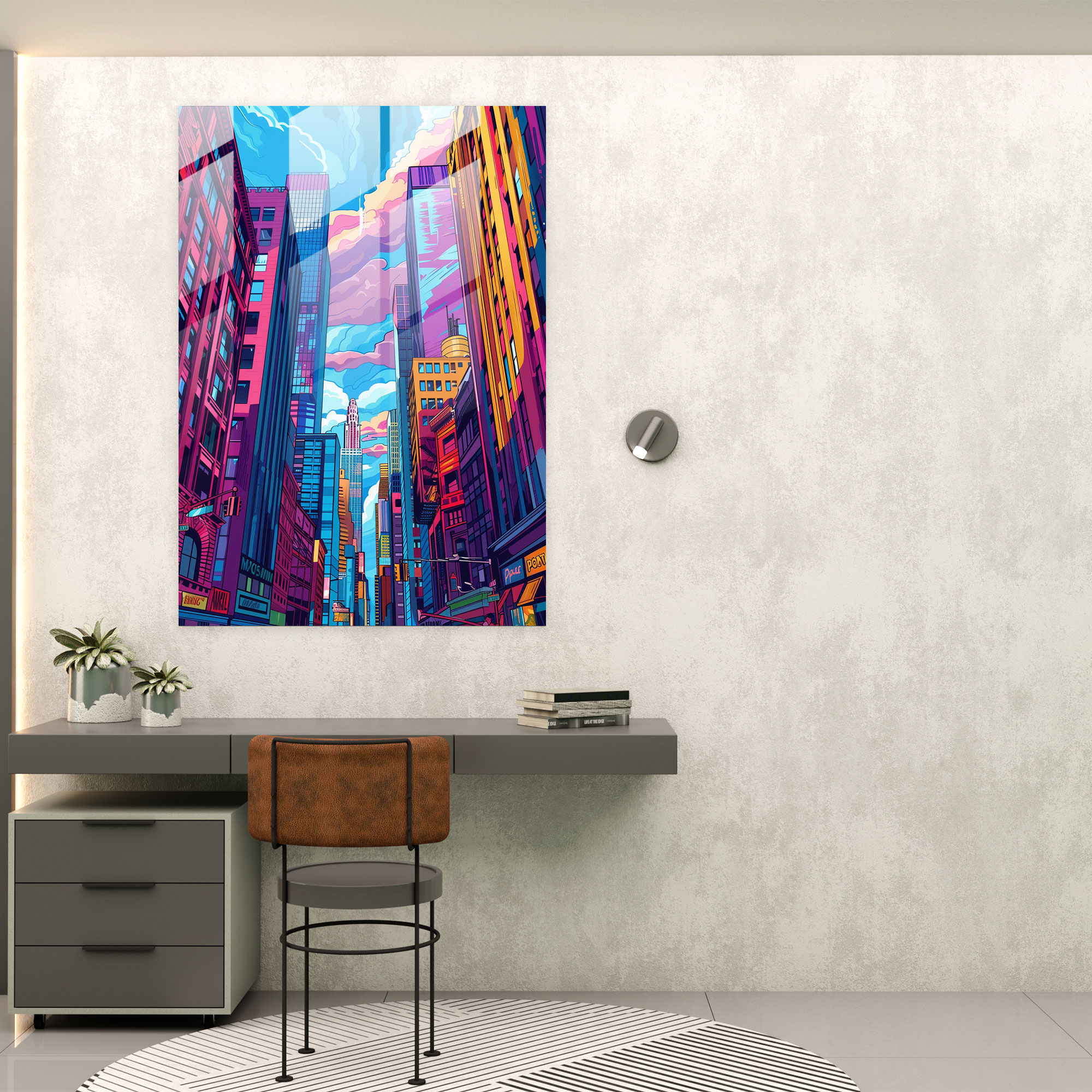 Popart Style Glass Wall Art - Popart, Wall Decoration, Popart Style, Modern Art