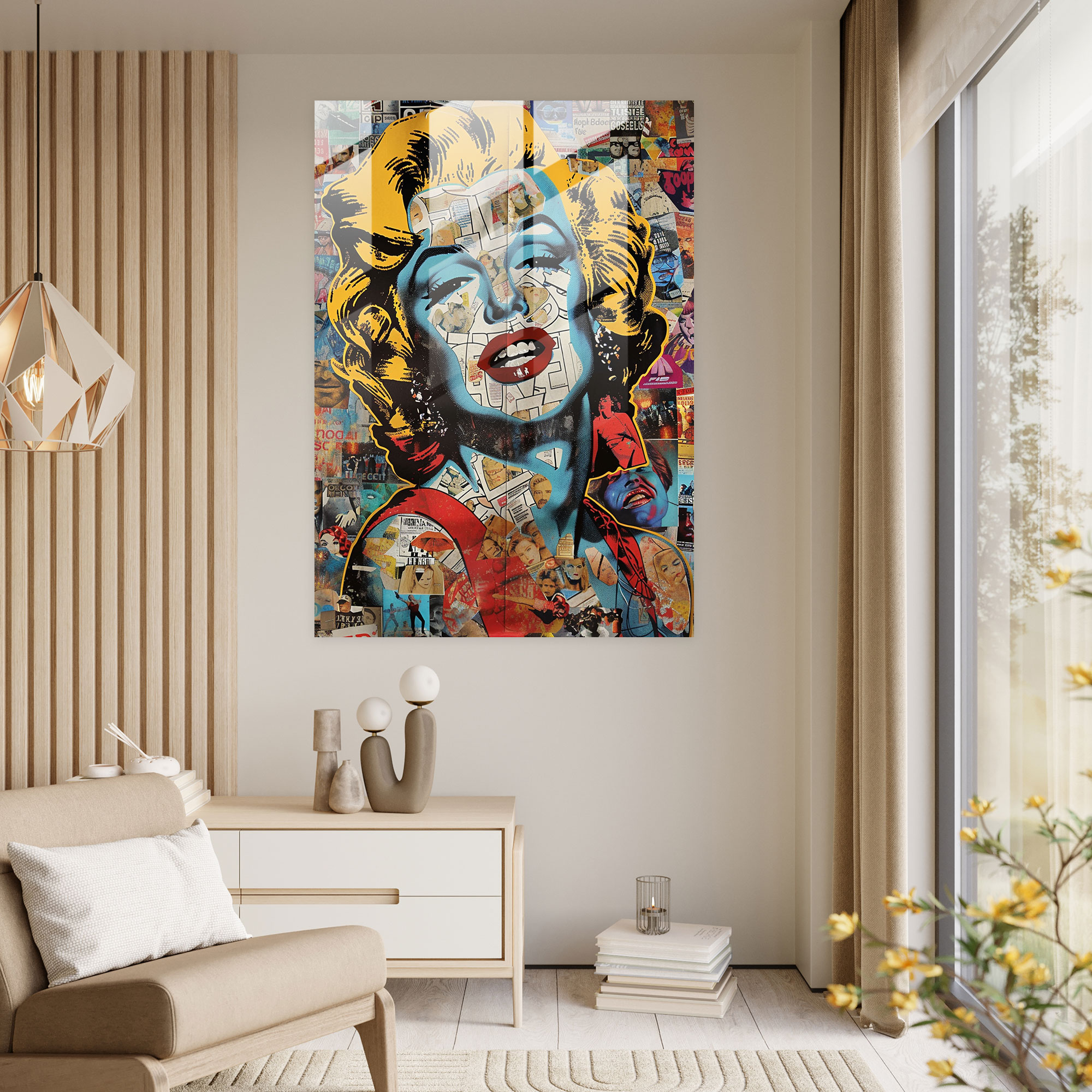 Popart Style Home Decoration - Popart, Glass Print, Popart Style, Home Decoration