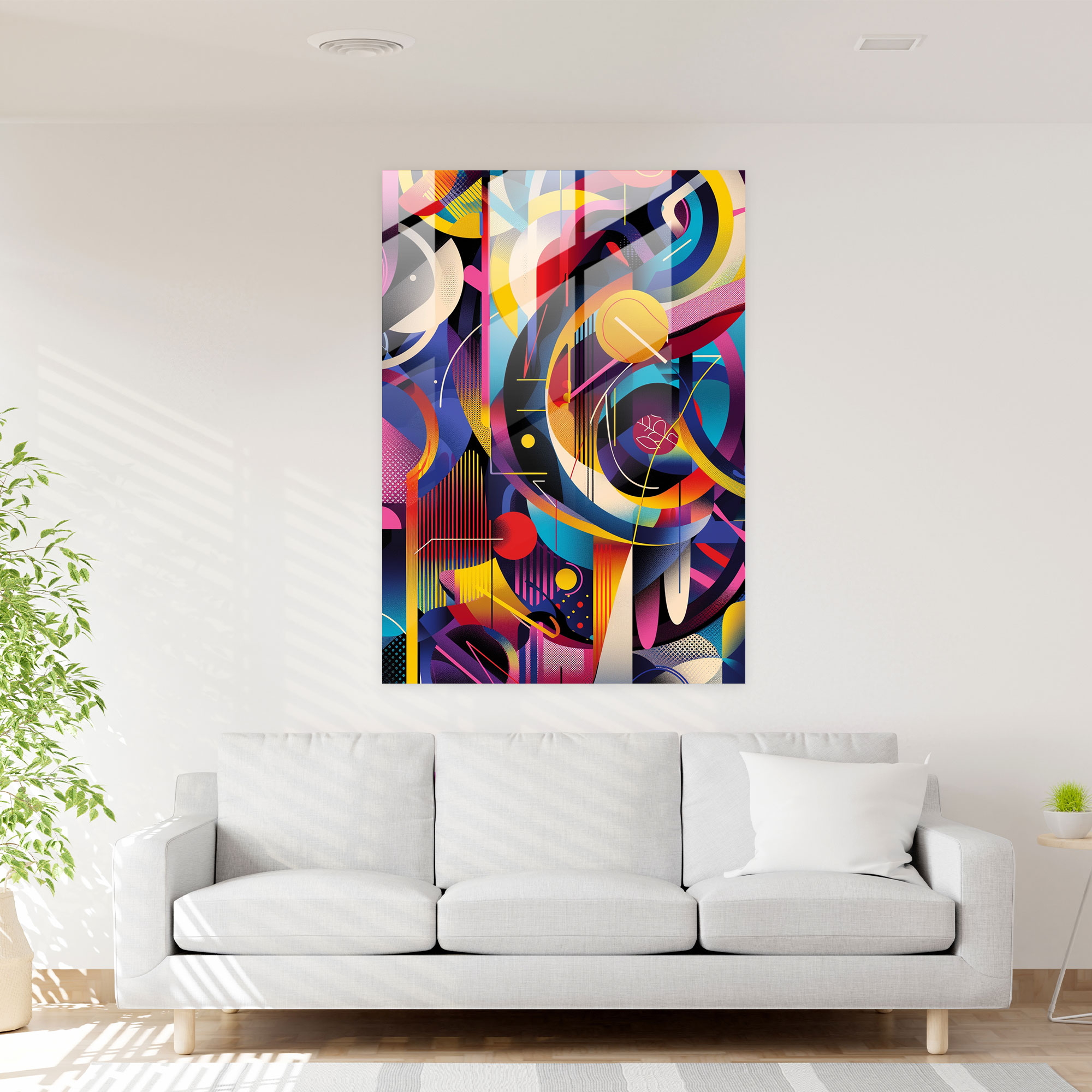 Popart Style Home Decoration - Popart, Popart Style, Modern Art, Glass Art