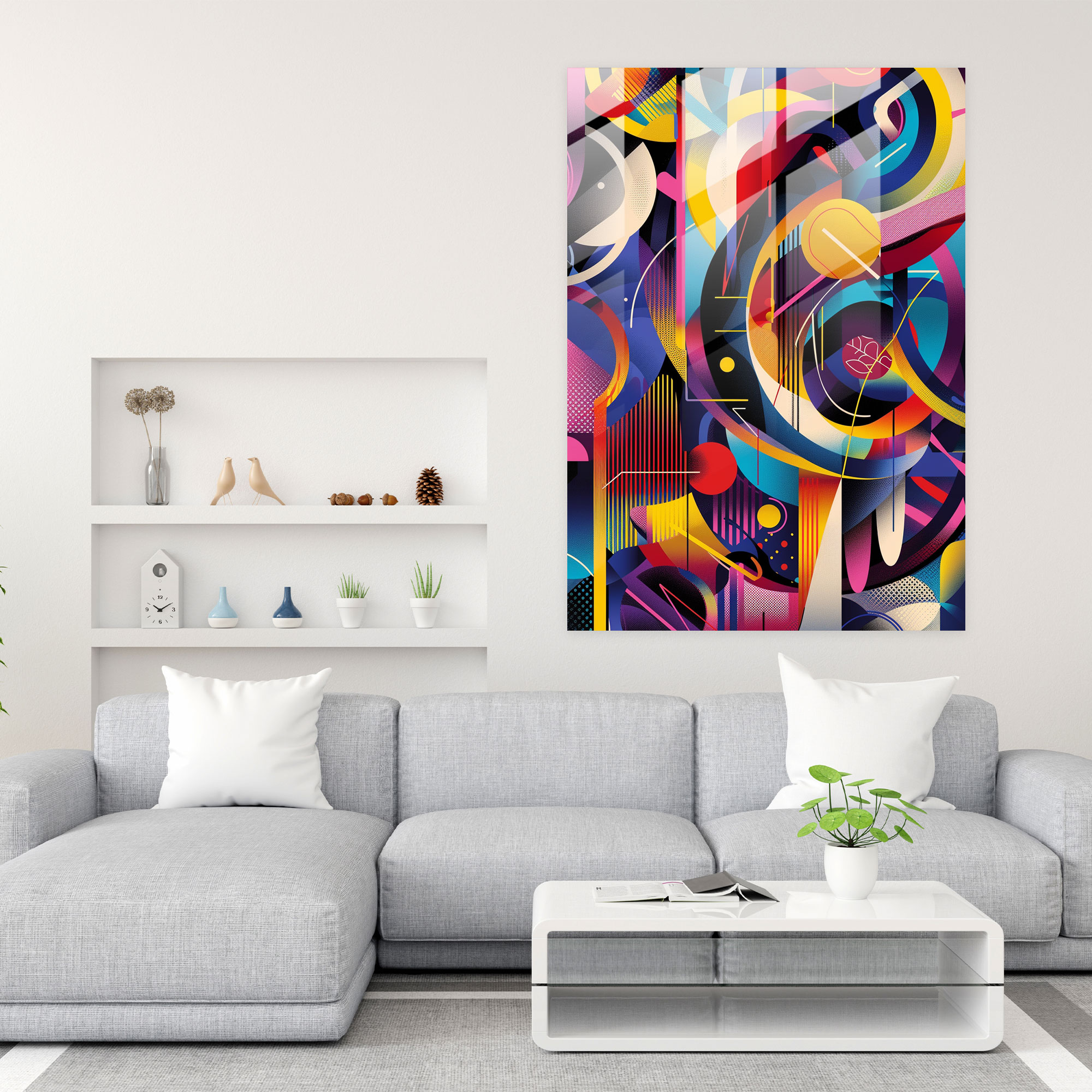 Popart Style Home Decoration - Popart, Popart Style, Modern Art, Glass Art