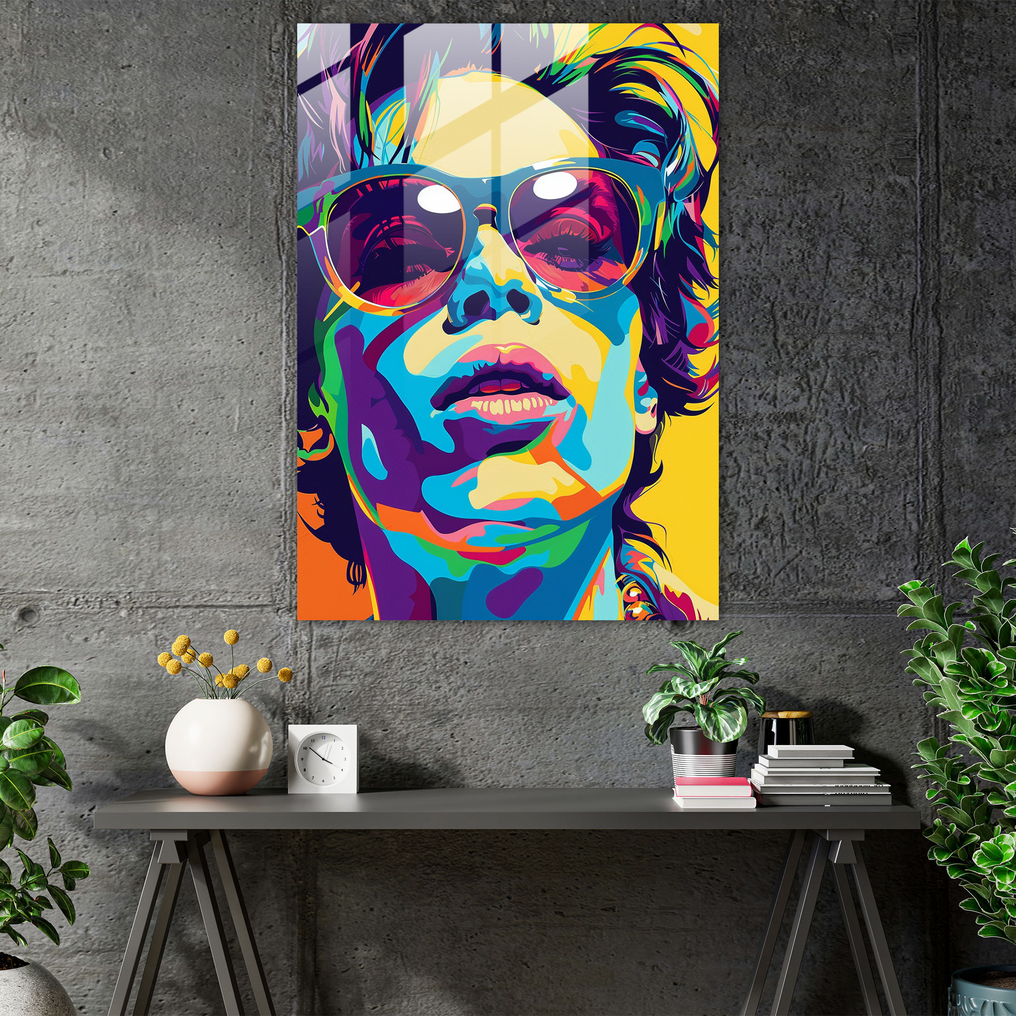 Popart Style Wall Decoration - Popart, Glass Art, Wall Decoration, Modern Art