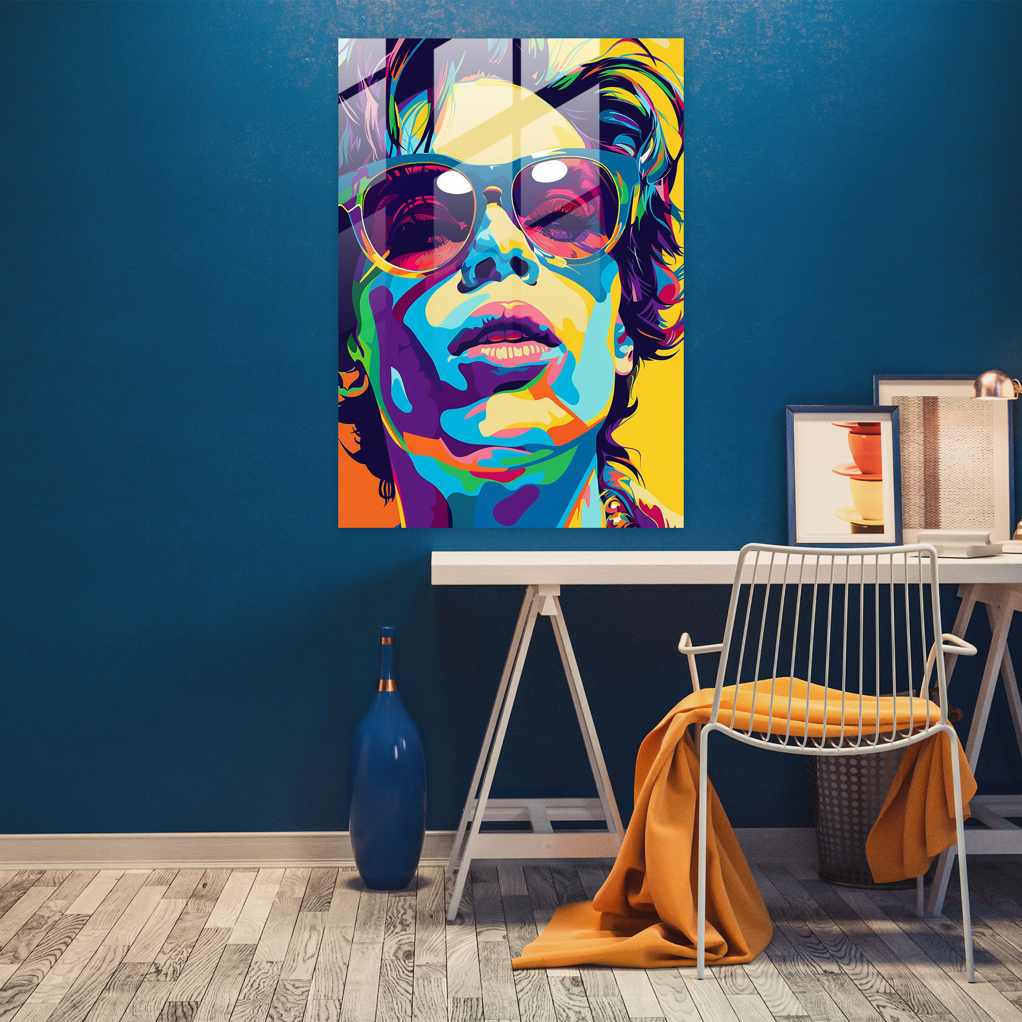 Popart Style Wall Decoration - Popart, Glass Art, Wall Decoration, Modern Art