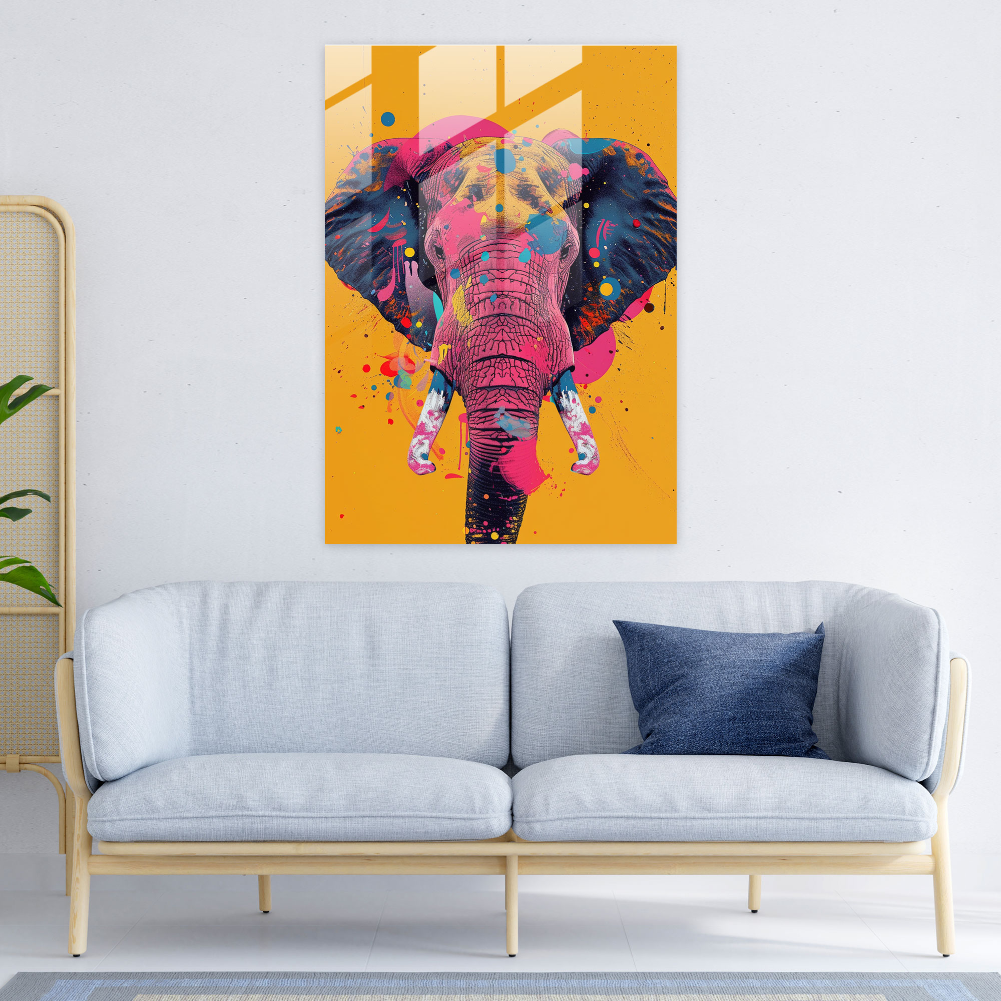 Popart Style Glass Art - Popart, Modern Art, Glass Art, Home Decoration