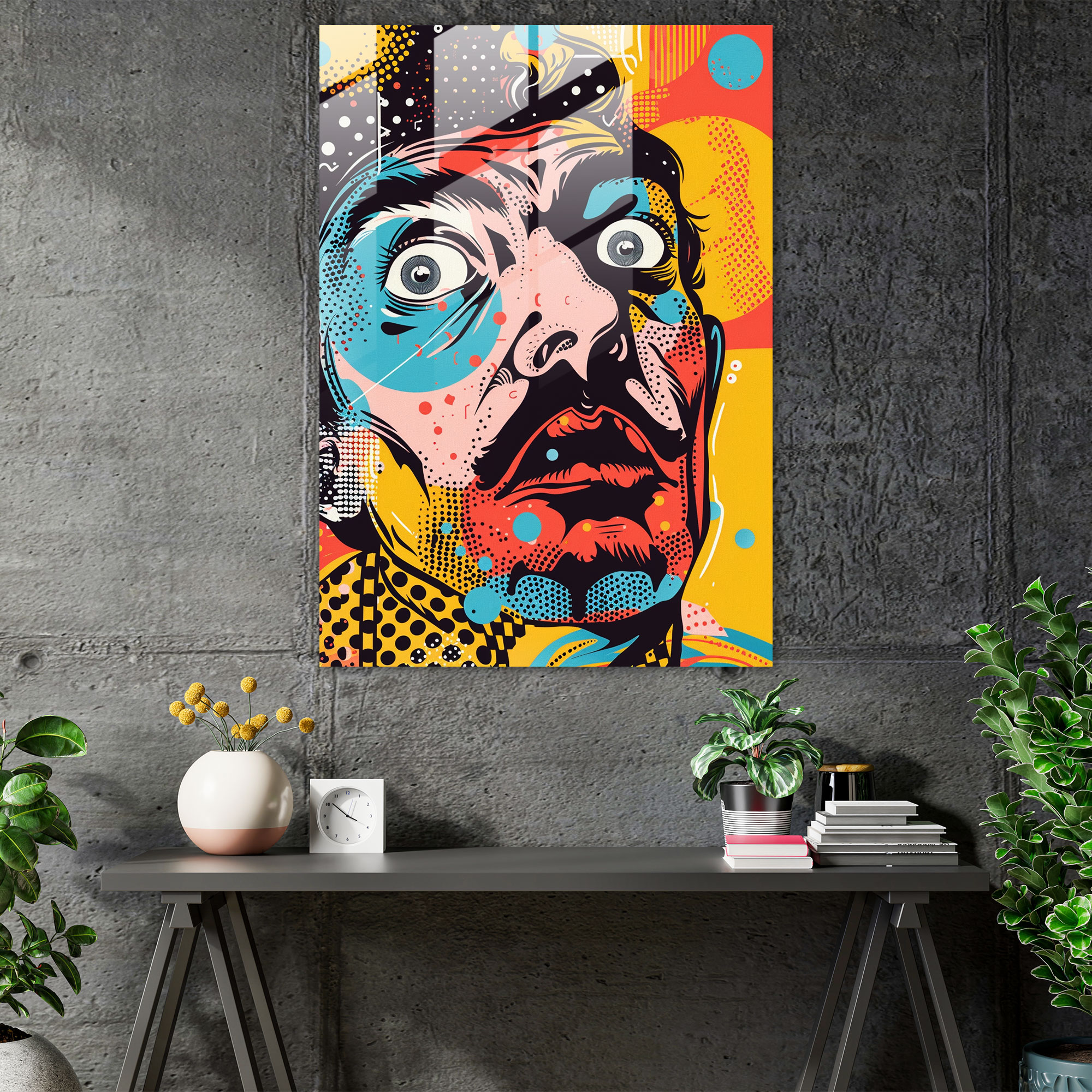 Popart Style Wall Decoration - Popart, Wall Decoration, Modern Art, Glass Art