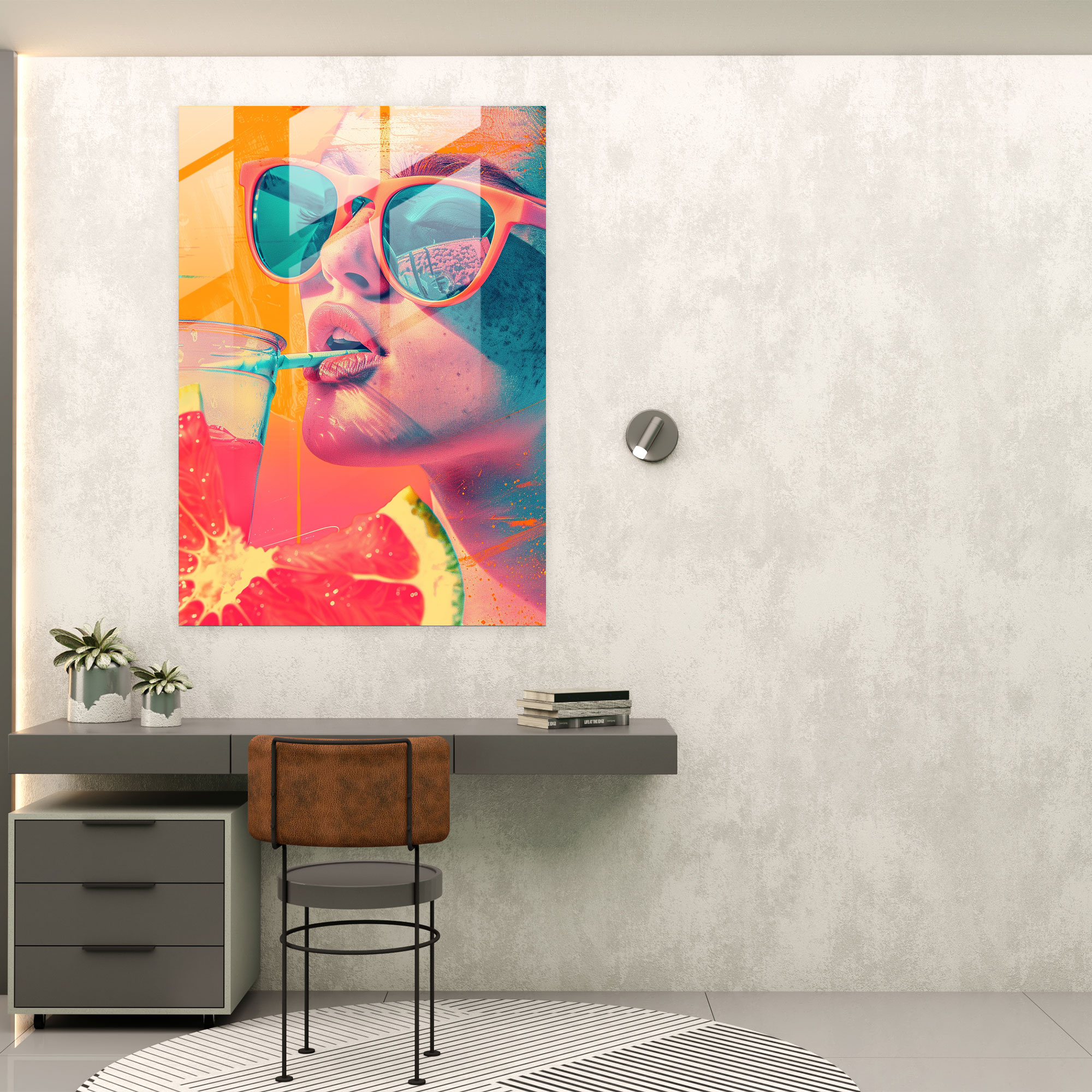 Popart Style Glass Wall Art - Popart, Glass Art, Popart Style, Wall Decoration