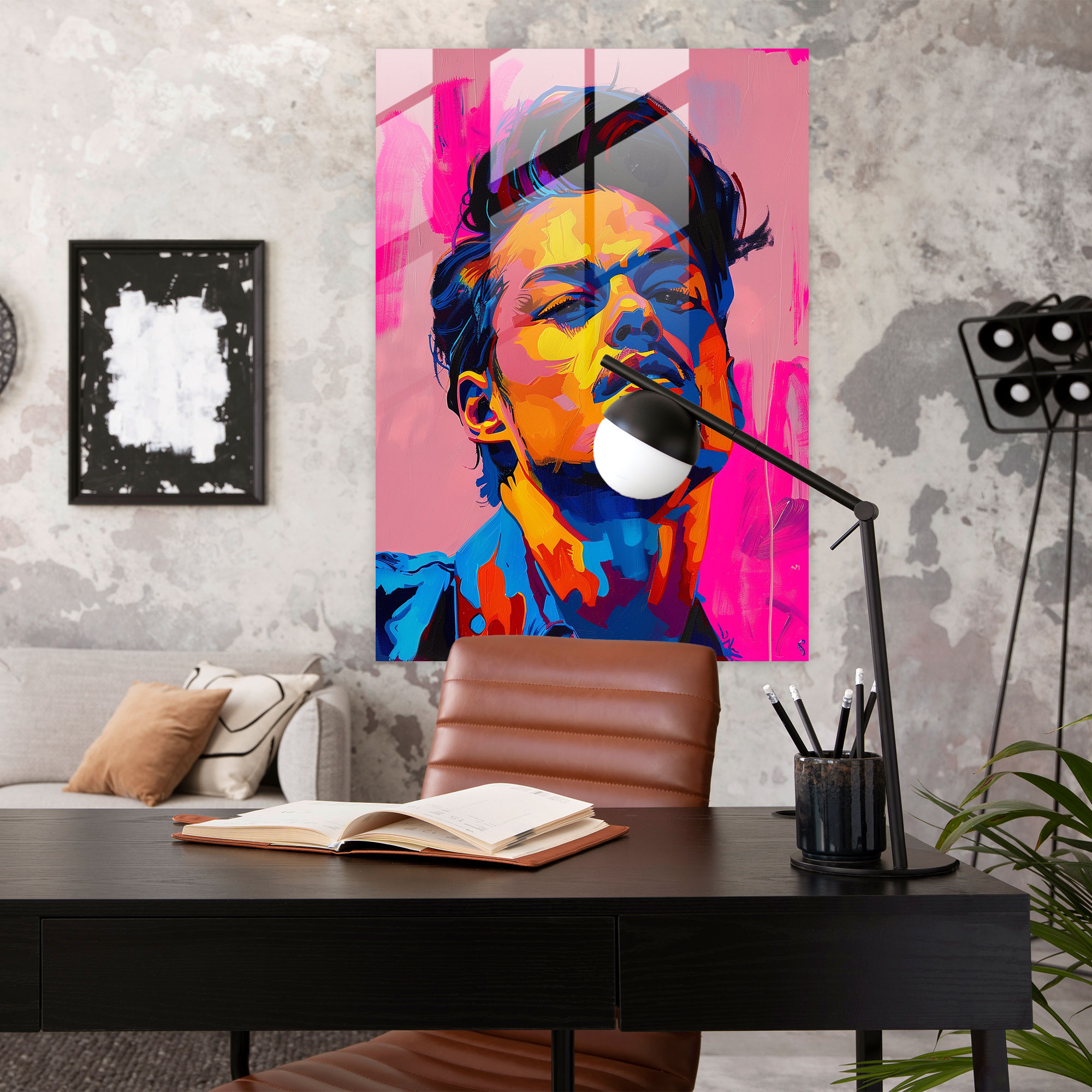Popart Style Wall Decoration - Popart, Glass Art, Wall Decoration, Popart Style