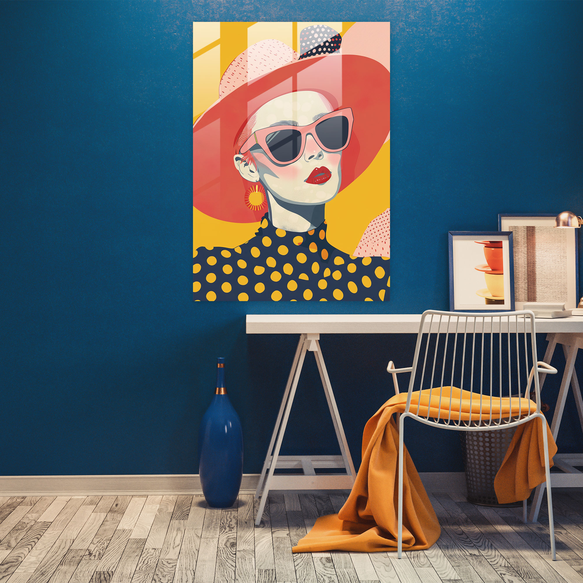 Popart Style Glass Wall Art - Popart, Popart Style, Glass Art, Glass Wall Art