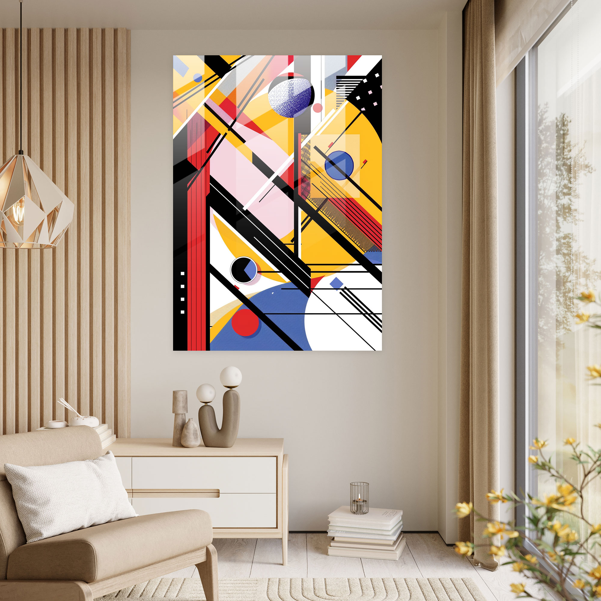 Popart Style Glass Wall Art - Popart, Modern Art, Home Decoration, Glass Wall Art