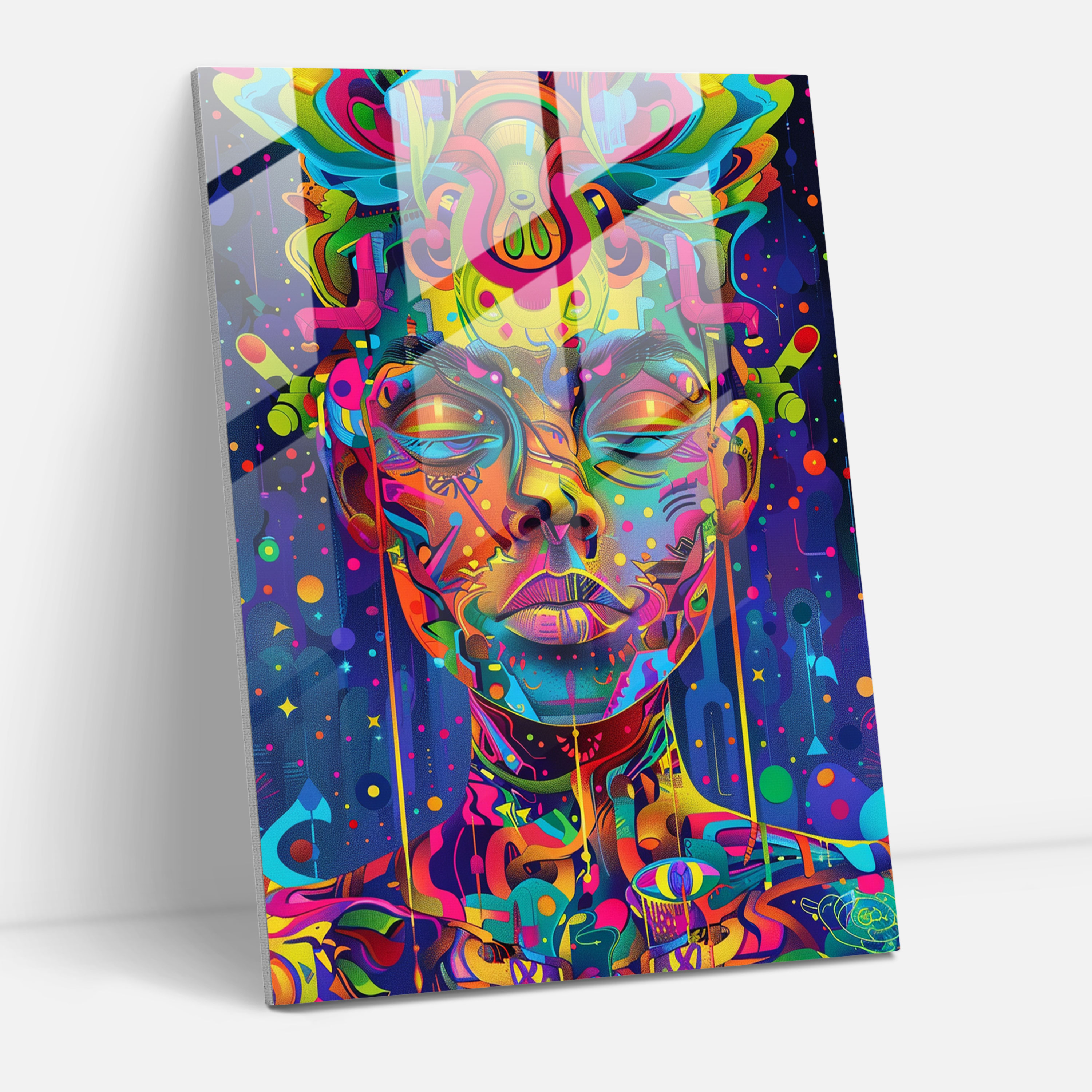 Popart Style Glass Art - Popart, Home Decoration, Modern Art, Popart Style