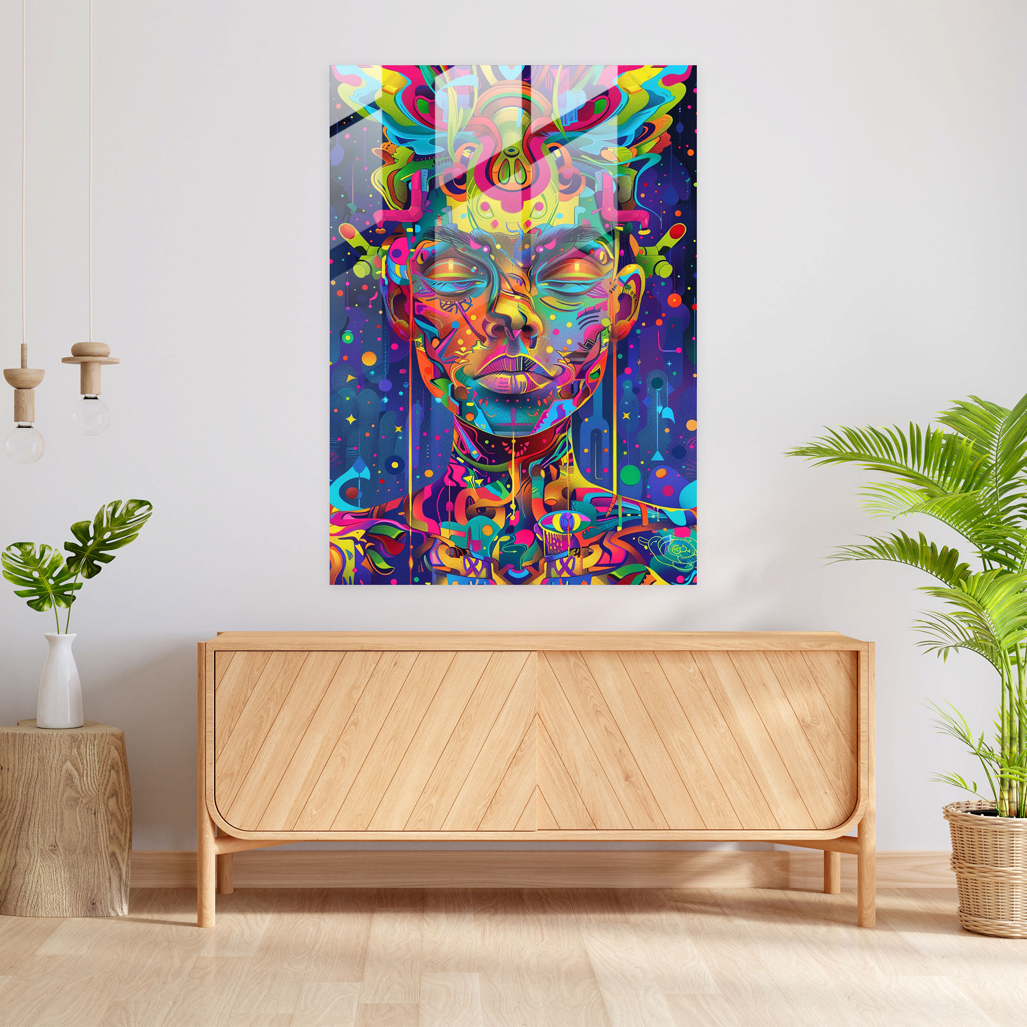 Popart Style Glass Art - Popart, Home Decoration, Modern Art, Popart Style