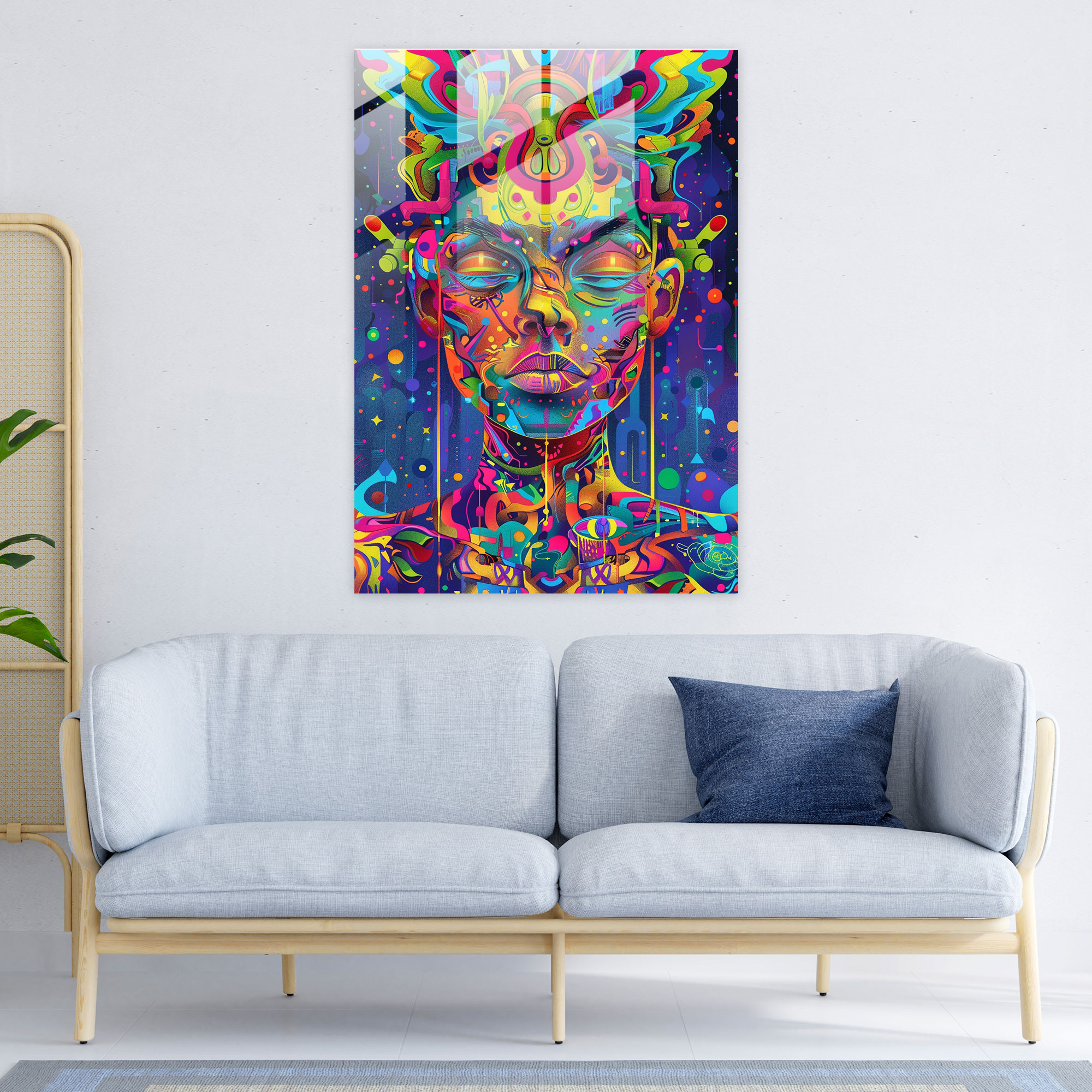 Popart Style Glass Art - Popart, Home Decoration, Modern Art, Popart Style