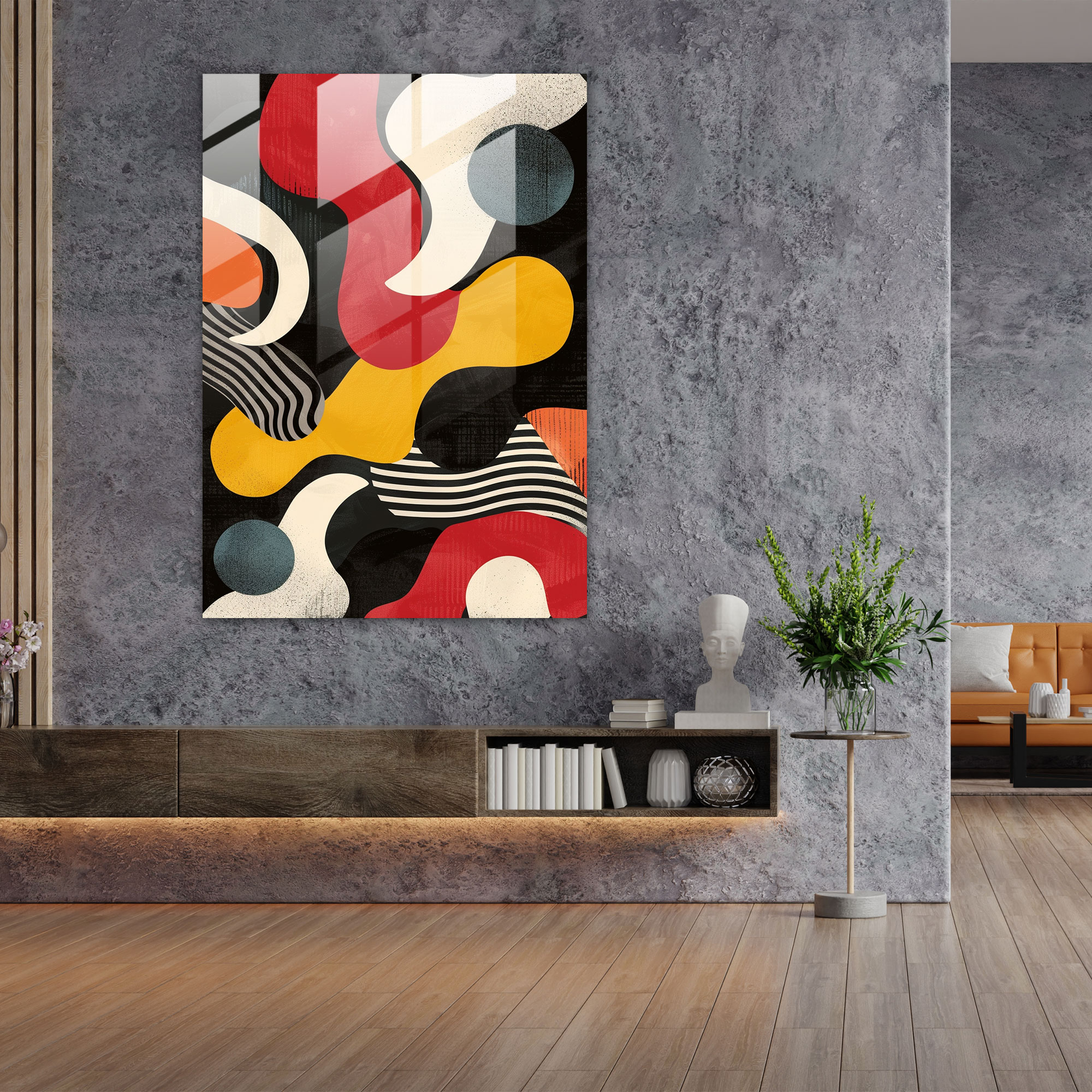 Popart Style Glass Wall Art - Popart, Glass Wall Art, Modern Art, Popart Style