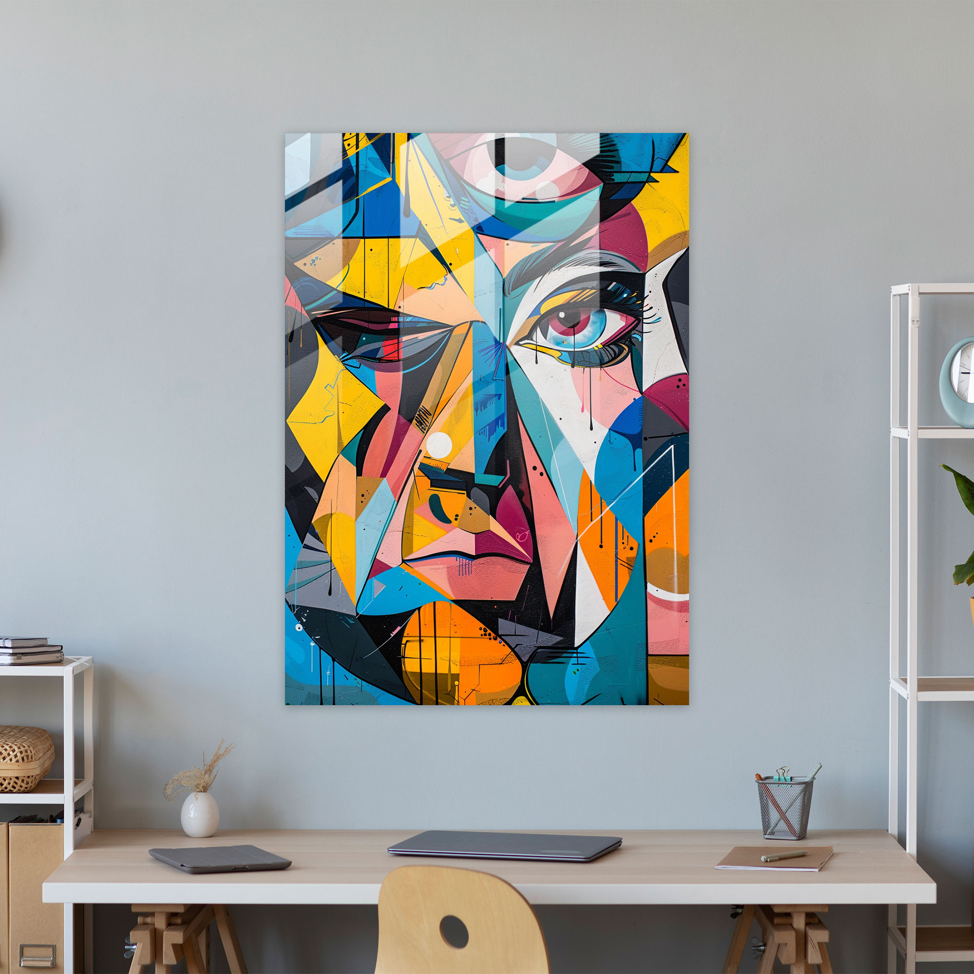 Popart Style Wall Decoration - Popart, Wall Decoration, Street Art, Graffiti-Inspired