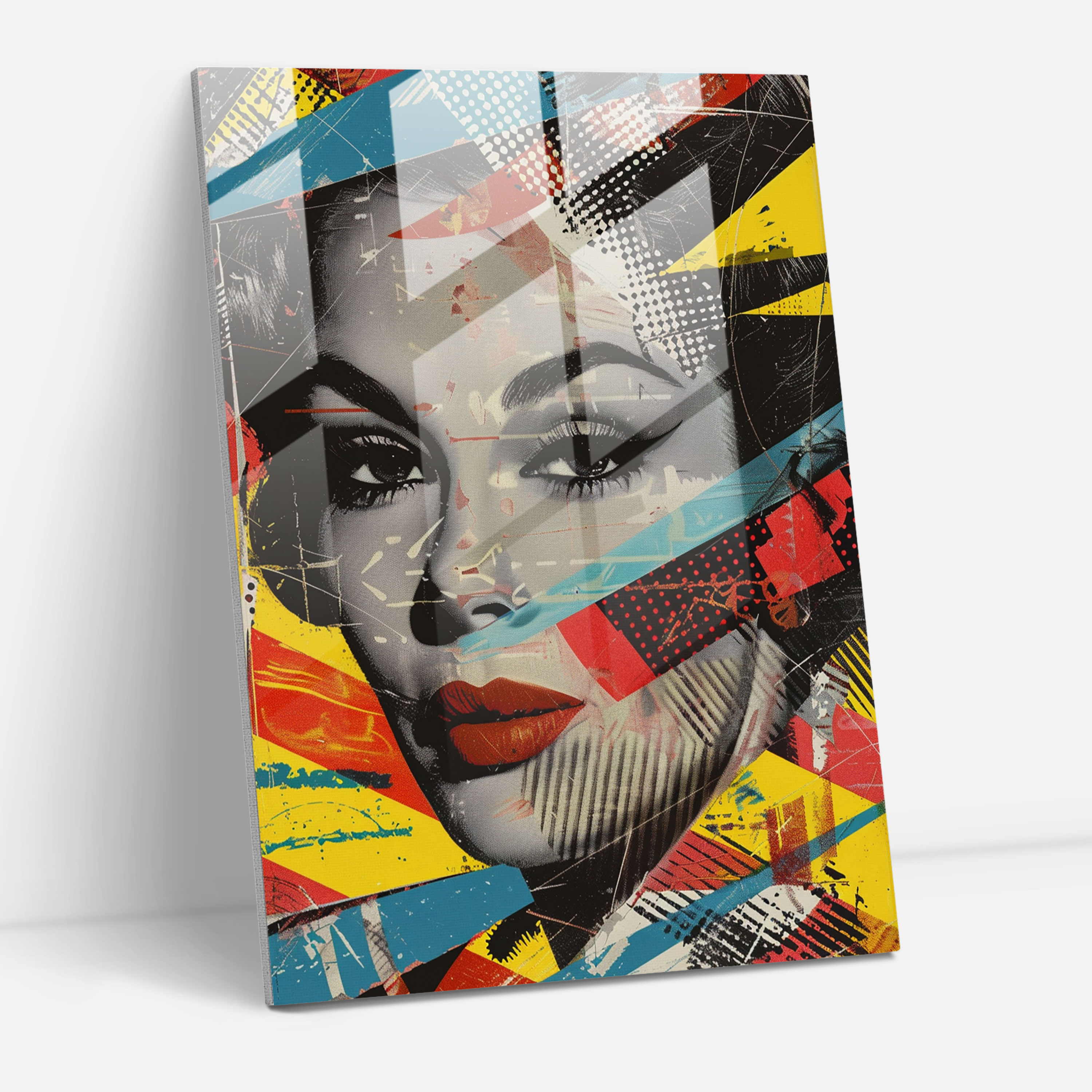 Celebrities Popart Style Glass Wall Art - Popart, Popart Style, Modern Art, Wall Decoration