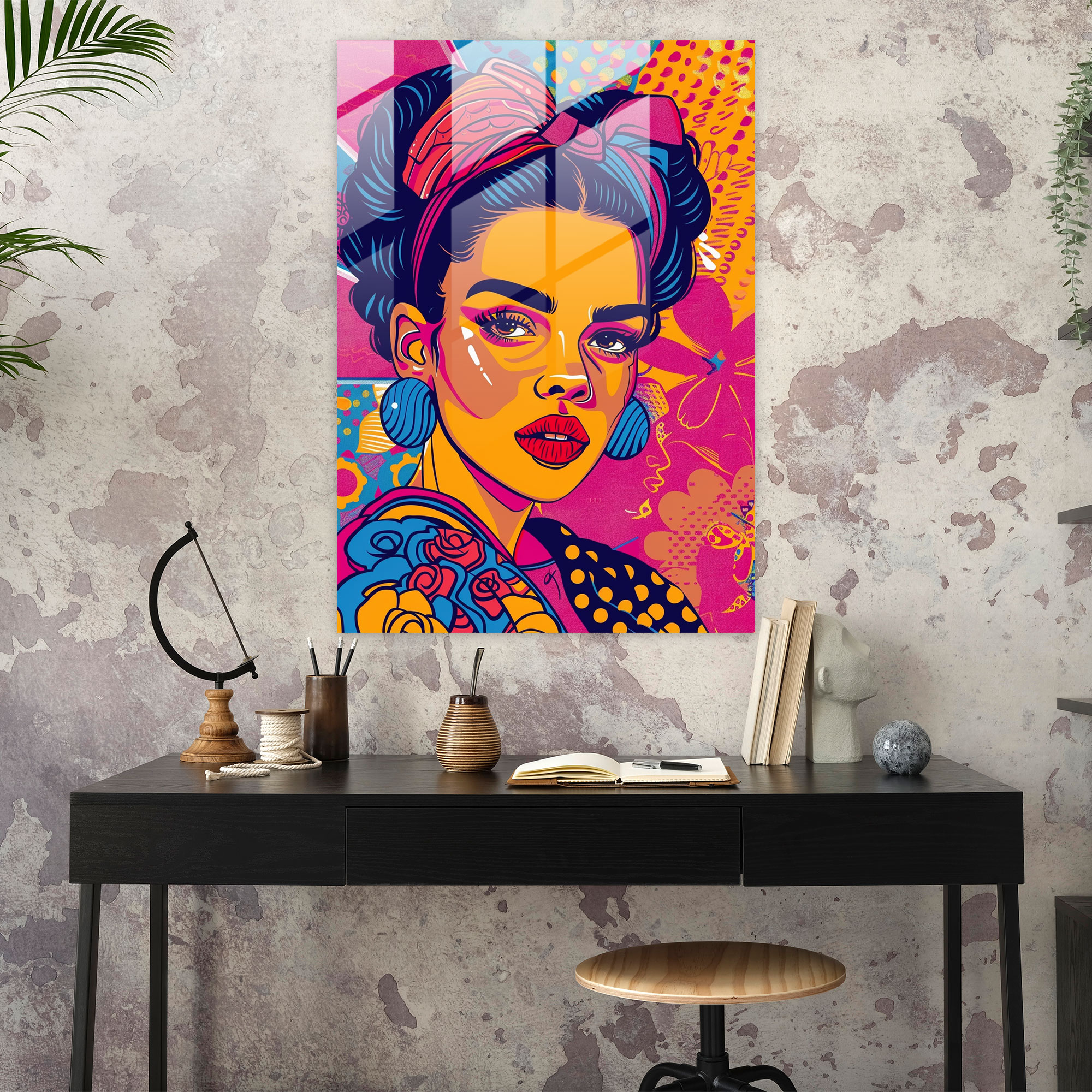 Pop Culture Icons Glass Print - Popart, Glass Print, Popart Style, Modern Art