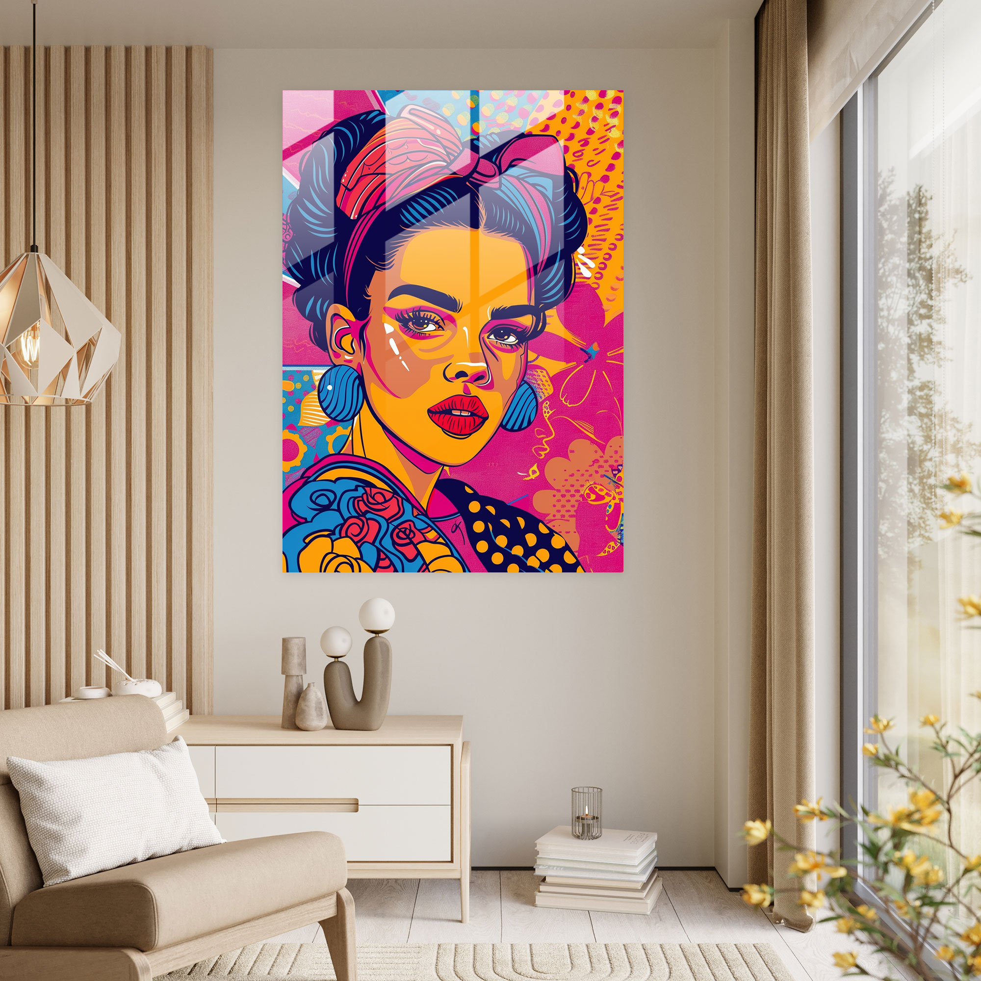 Pop Culture Icons Glass Print - Popart, Glass Print, Popart Style, Modern Art