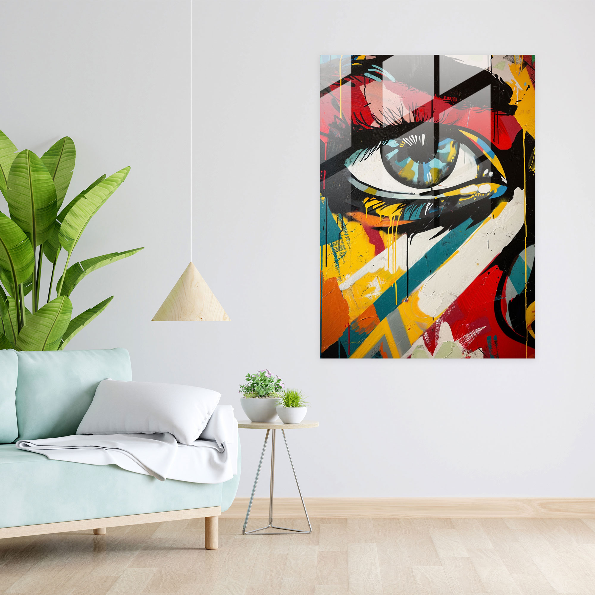 Popart Style Home Decoration - Popart, Popart Style, Glass Print, Home Decoration