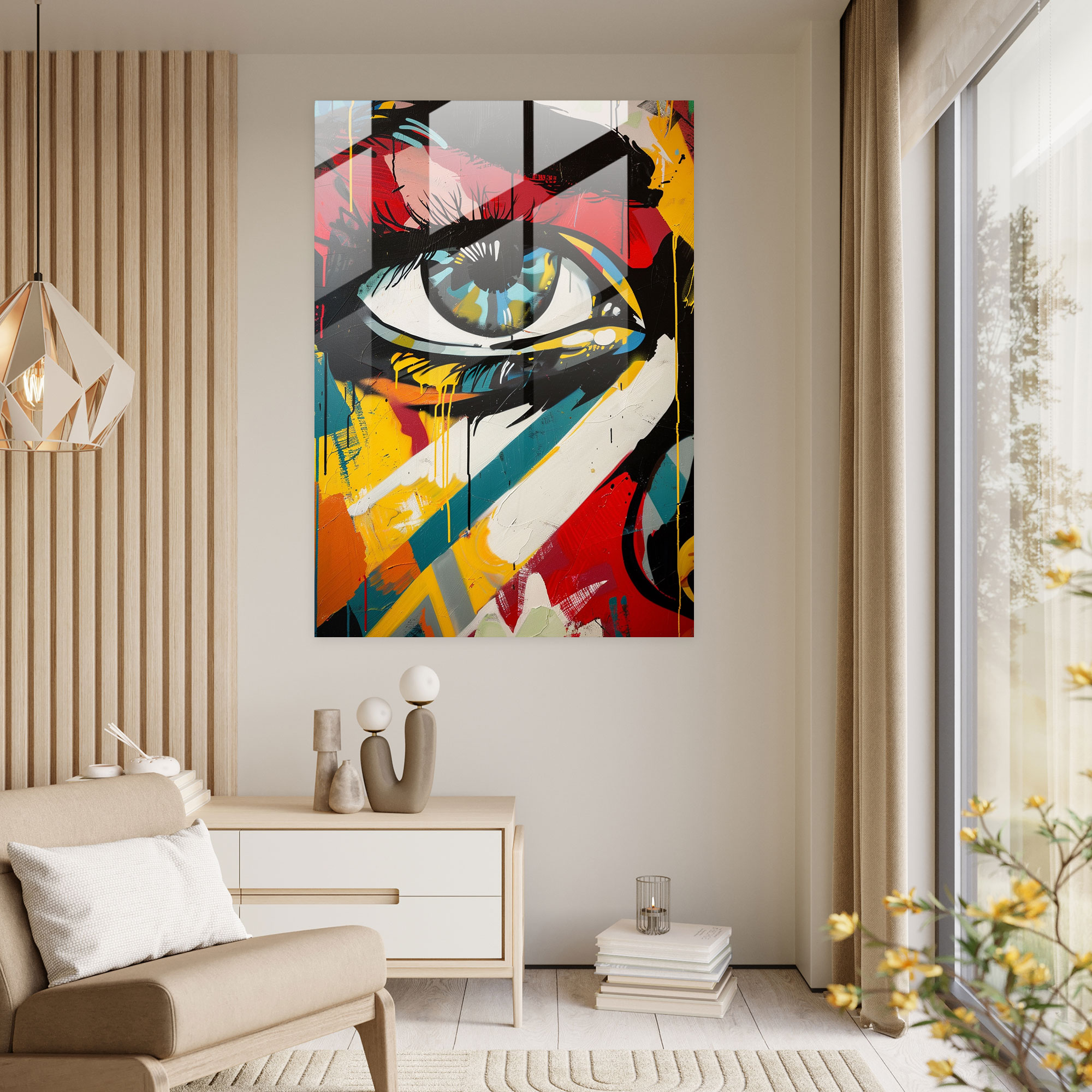 Popart Style Home Decoration - Popart, Popart Style, Glass Print, Home Decoration