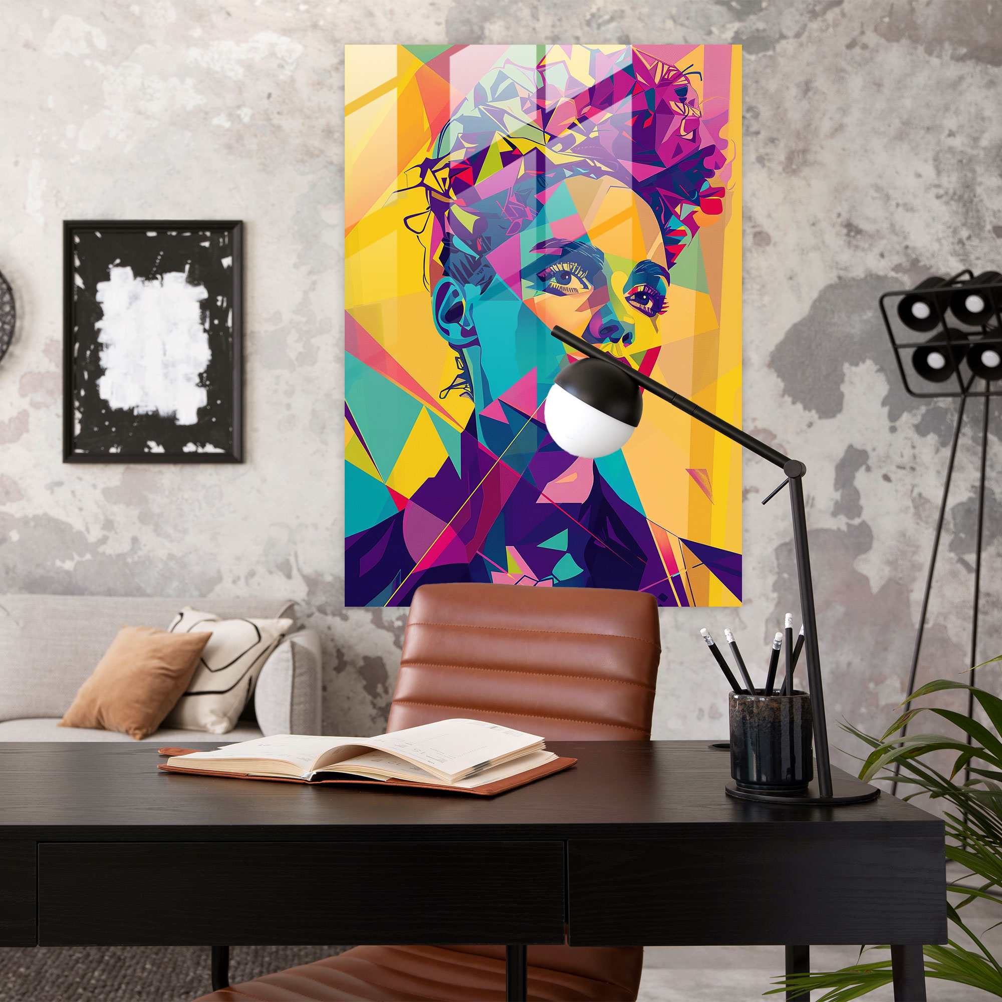 Popart Style Home Decoration - Popart, Modern Art, Glass Print, Wall Decoration