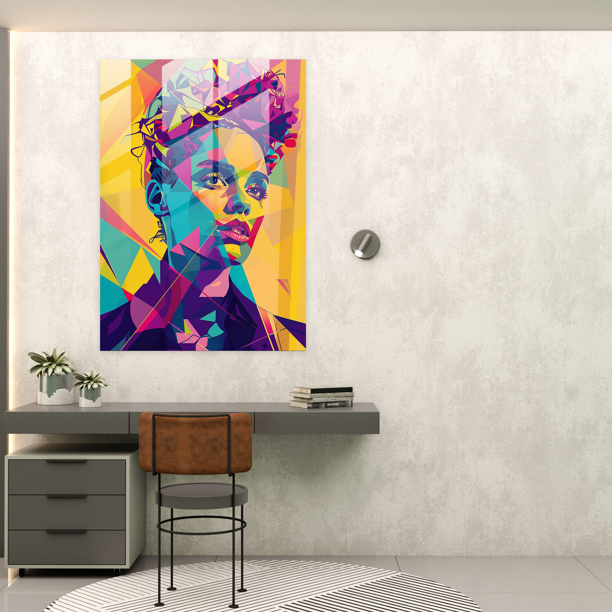 Popart Style Home Decoration - Popart, Modern Art, Glass Print, Wall Decoration