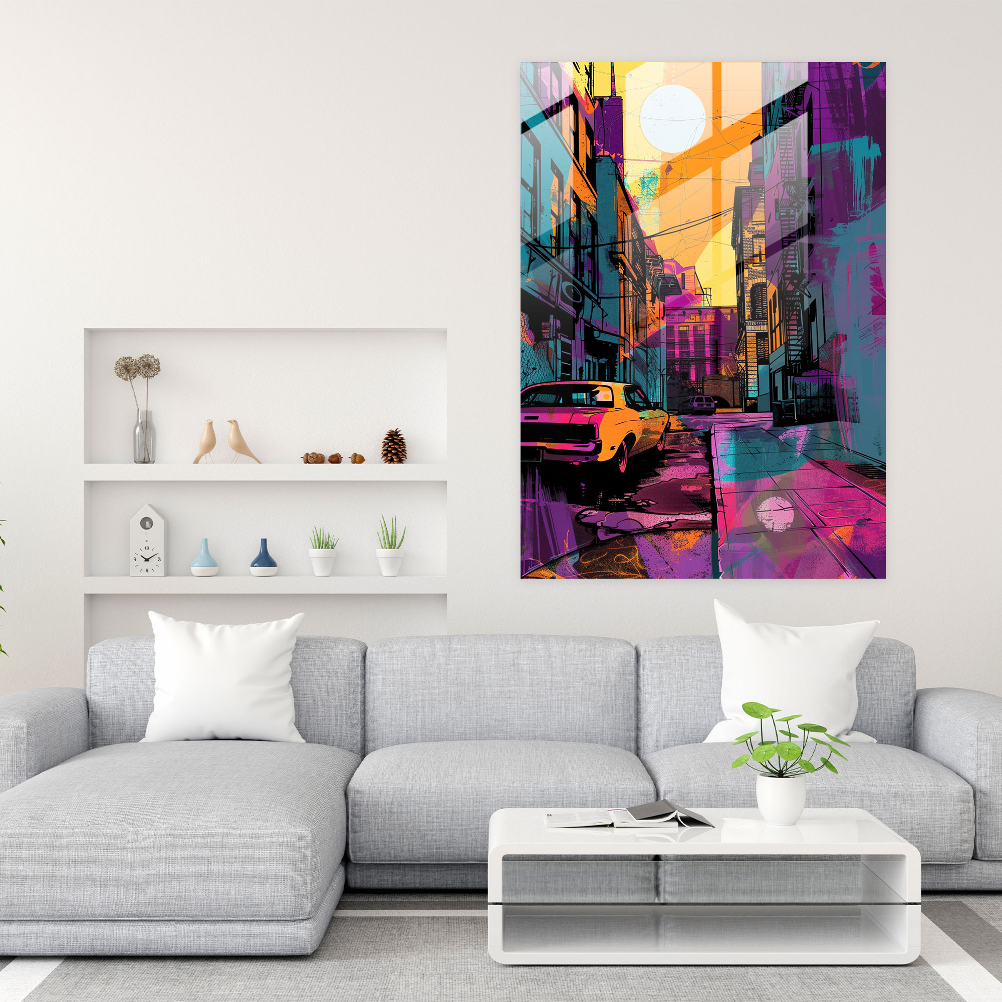 Popart Style Home Decoration - Popart, Modern Art, Glass Wall Art, Home Decoration