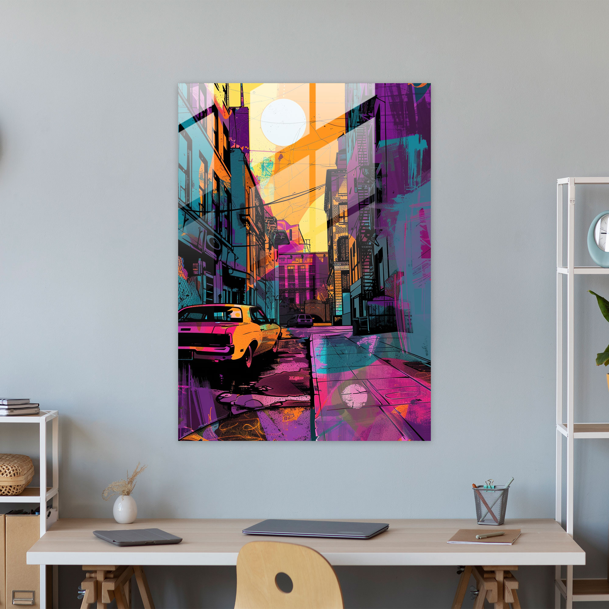Popart Style Home Decoration - Popart, Modern Art, Glass Wall Art, Home Decoration