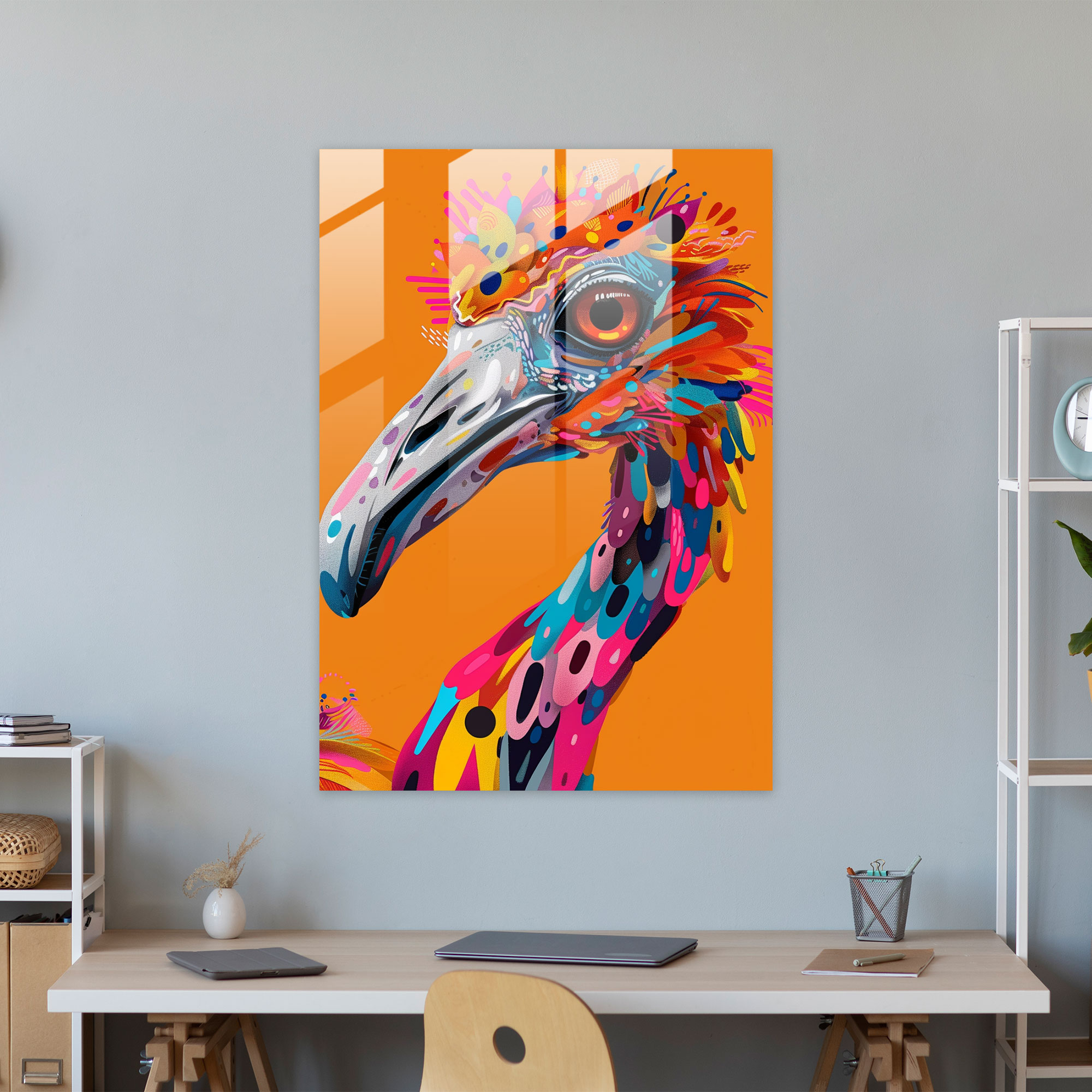 Popart Style Wall Decoration - Popart, Popart Style, Glass Art, Wall Decoration