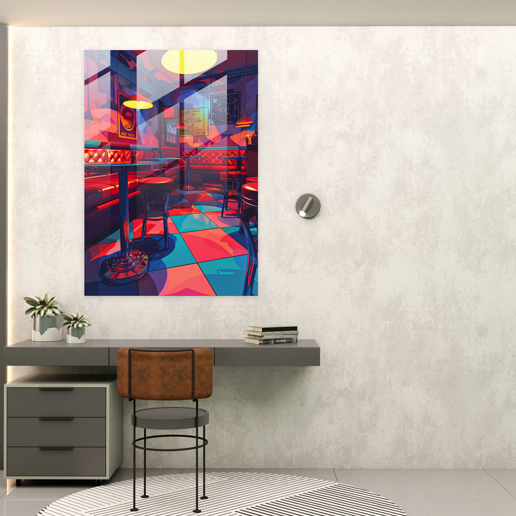 Popart Style Glass Wall Art - Popart, Home Decoration, Popart Style, Wall Decoration