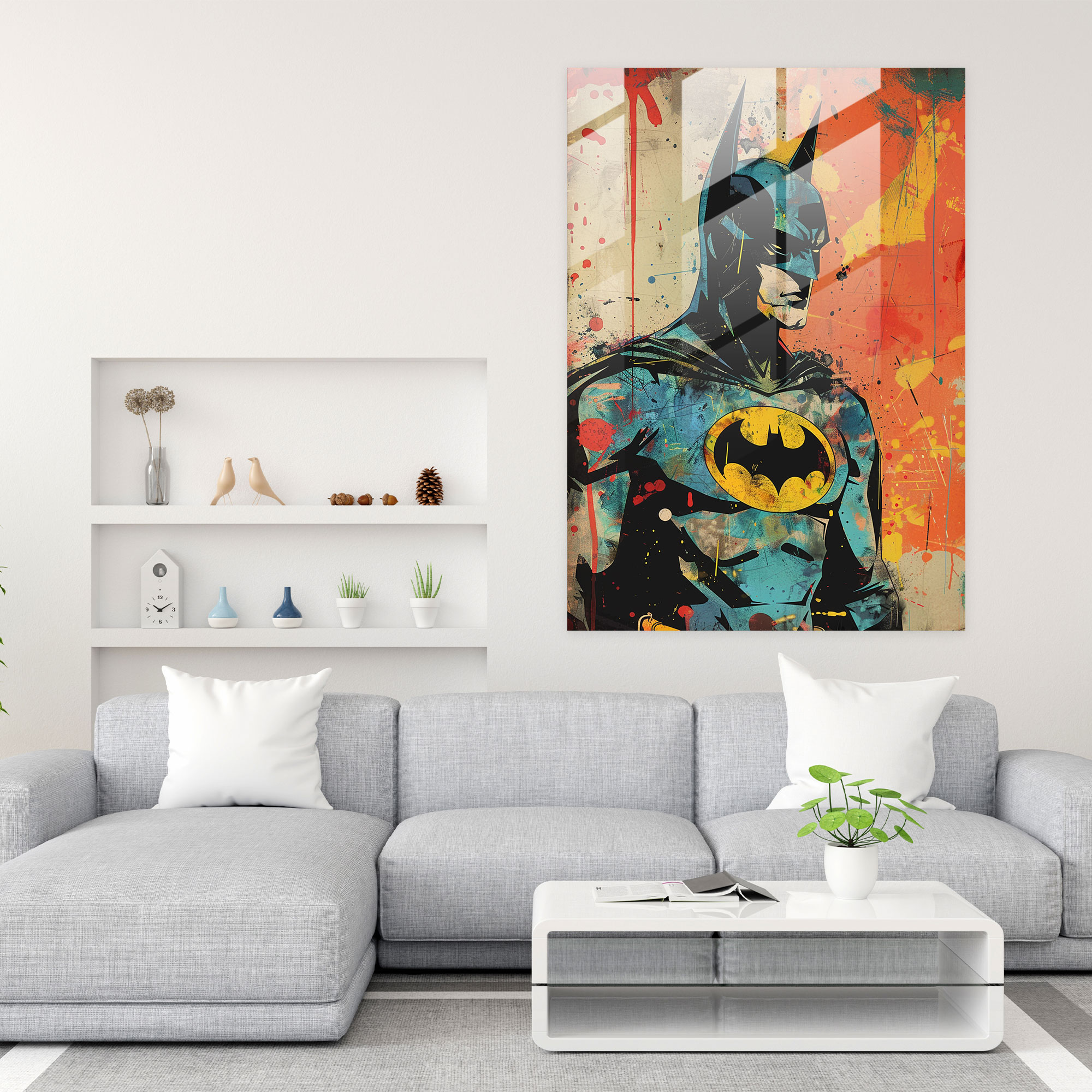 Popart Style Glass Print - Popart, Home Decoration, Glass Print, Wall Decoration