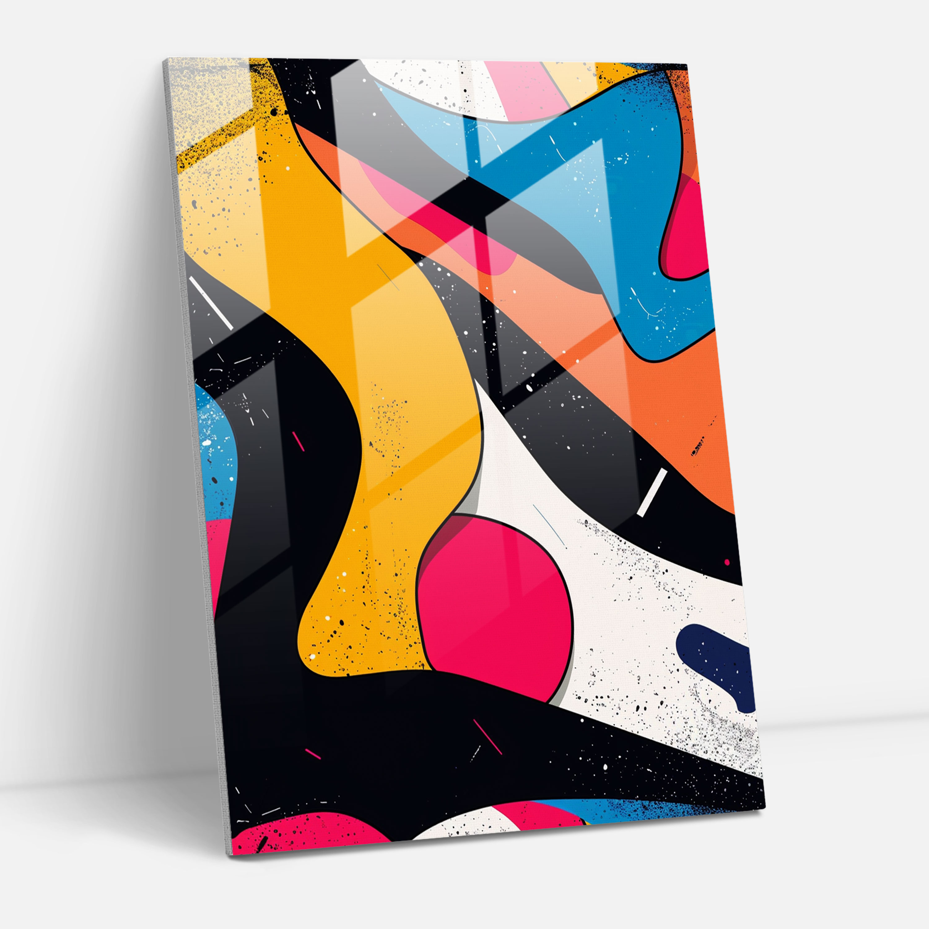 Popart Style Home Decoration - Popart, Glass Wall Art, Modern Art, Glass Art
