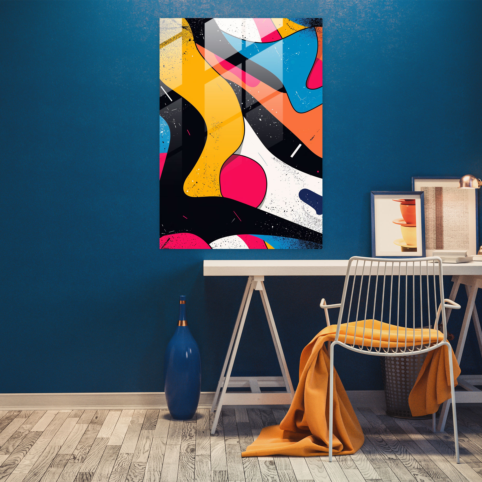 Popart Style Home Decoration - Popart, Glass Wall Art, Modern Art, Glass Art