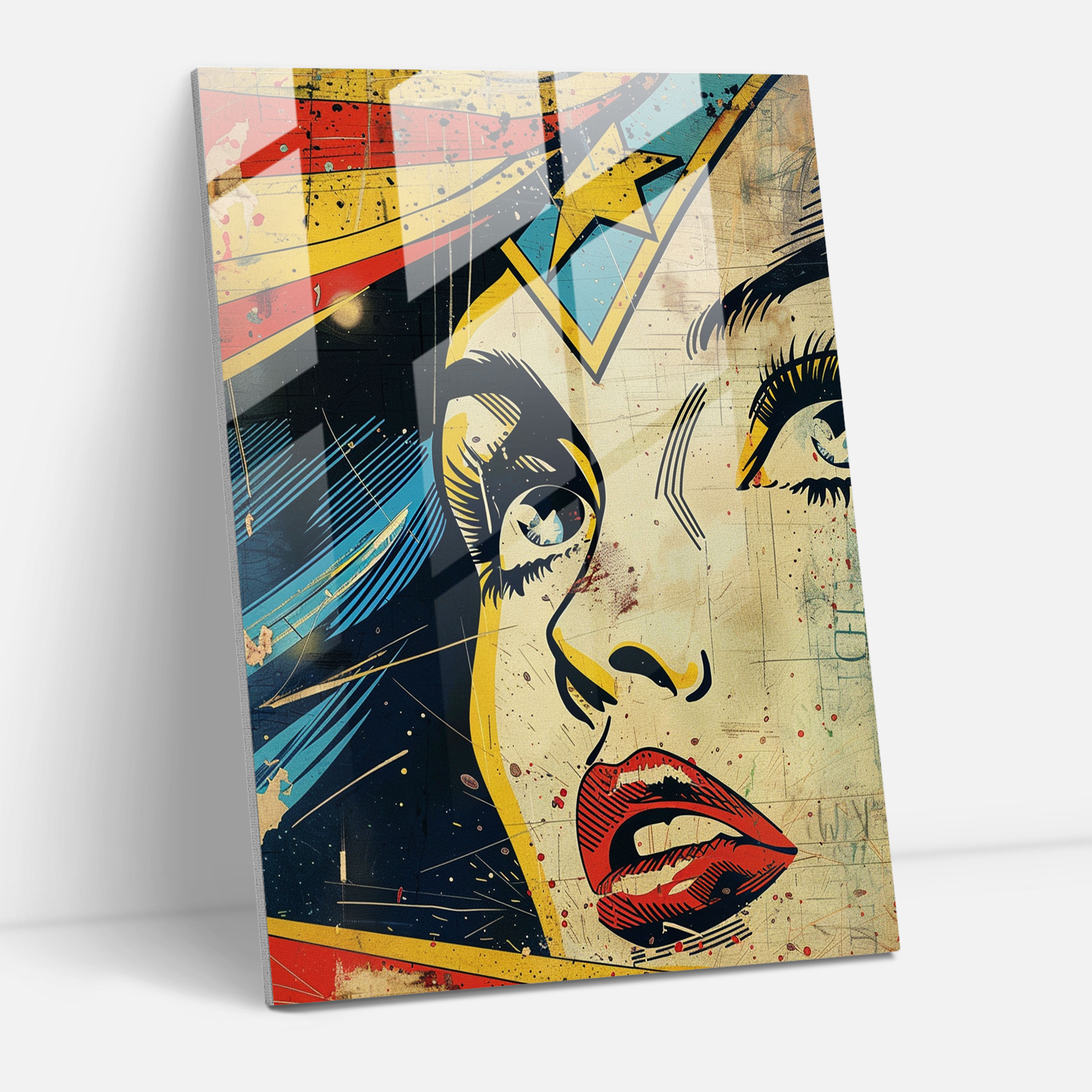 Popart Style Modern Art - Popart, Popart Style, Glass Wall Art, Wall Decoration