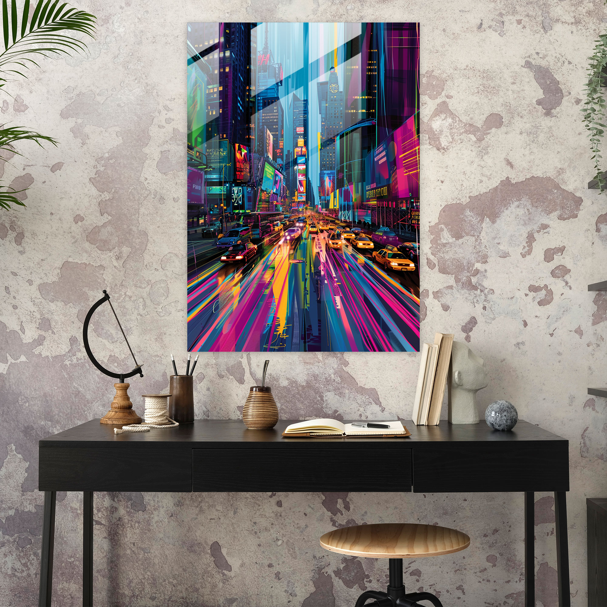 Popart Style Home Decoration - Popart, Popart Style, Modern Art, Glass Print