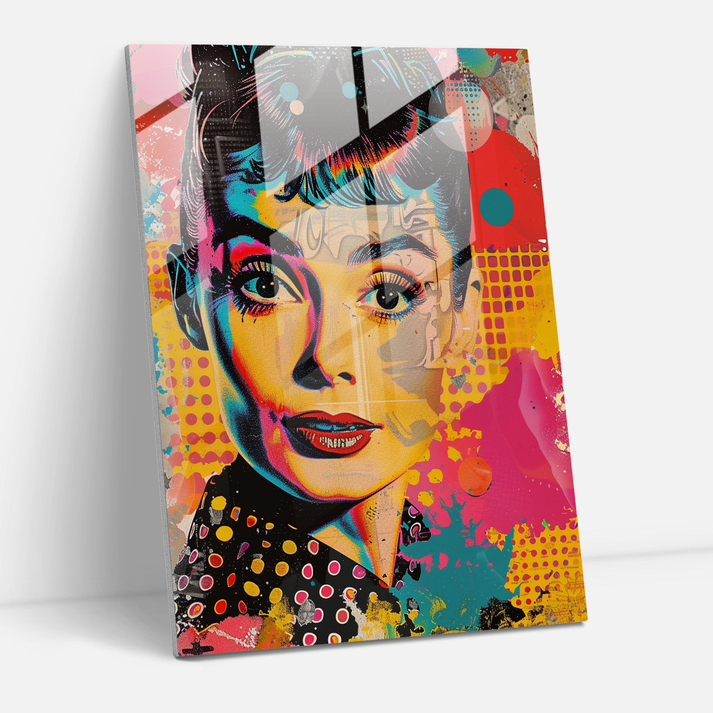 Popart Style Glass Wall Art - Popart, Home Decoration, Popart Style, Glass Wall Art