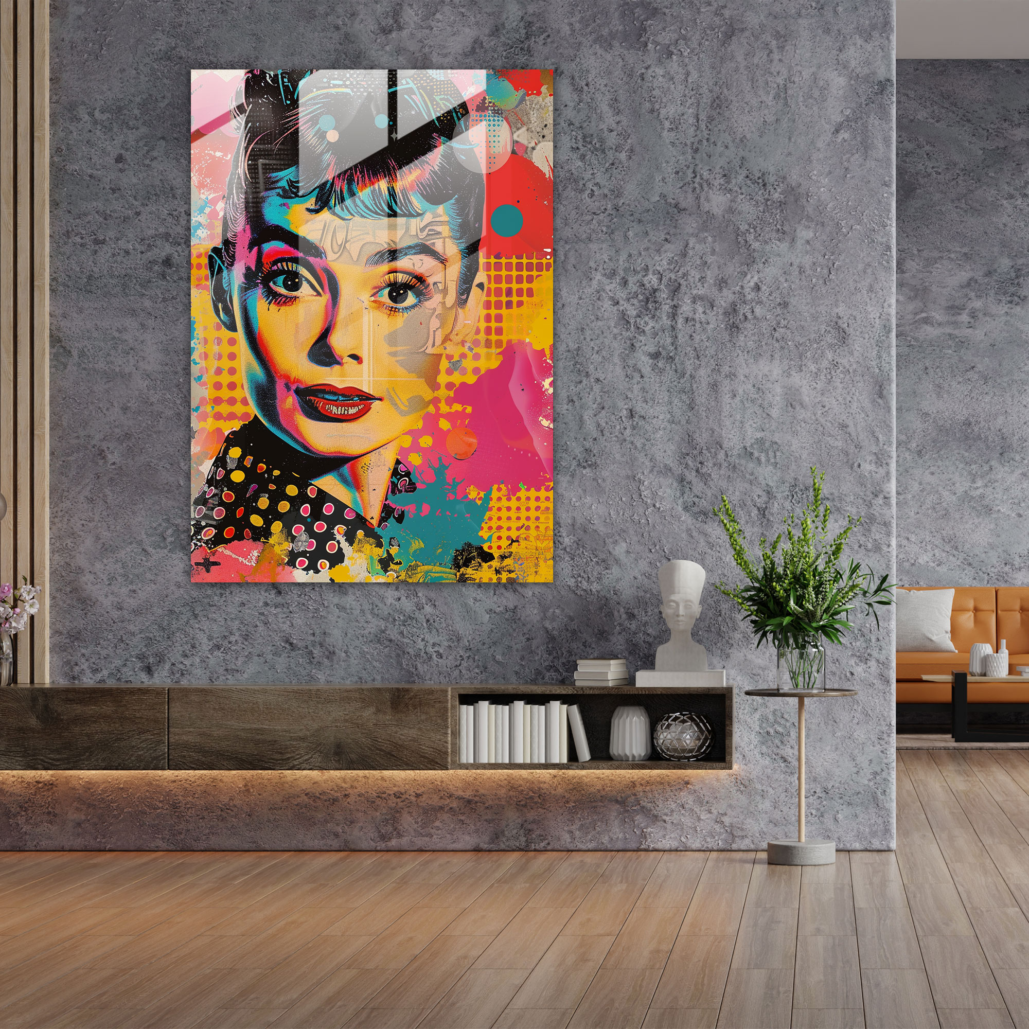 Popart Style Glass Wall Art - Popart, Home Decoration, Popart Style, Glass Wall Art