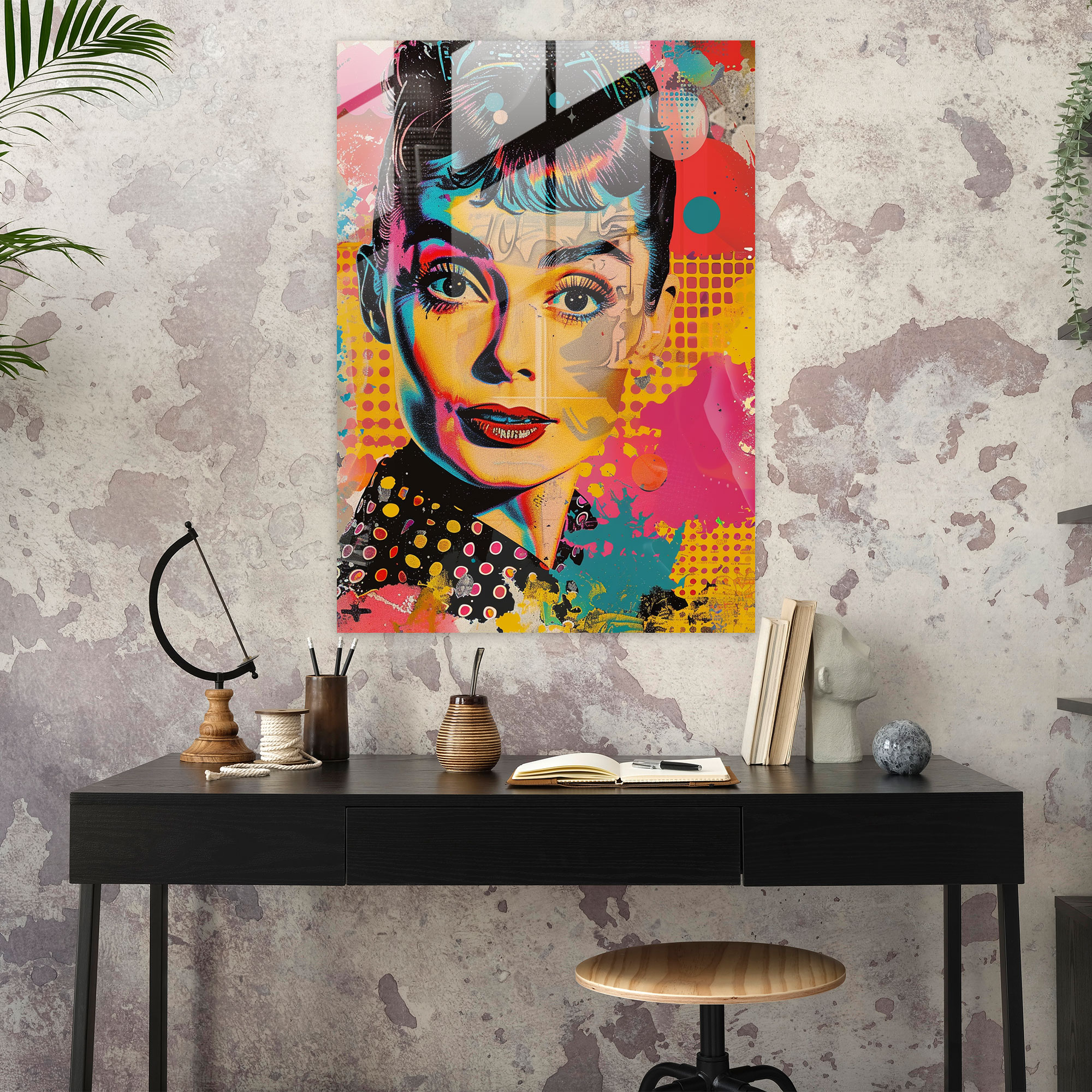 Popart Style Glass Wall Art - Popart, Home Decoration, Popart Style, Glass Wall Art