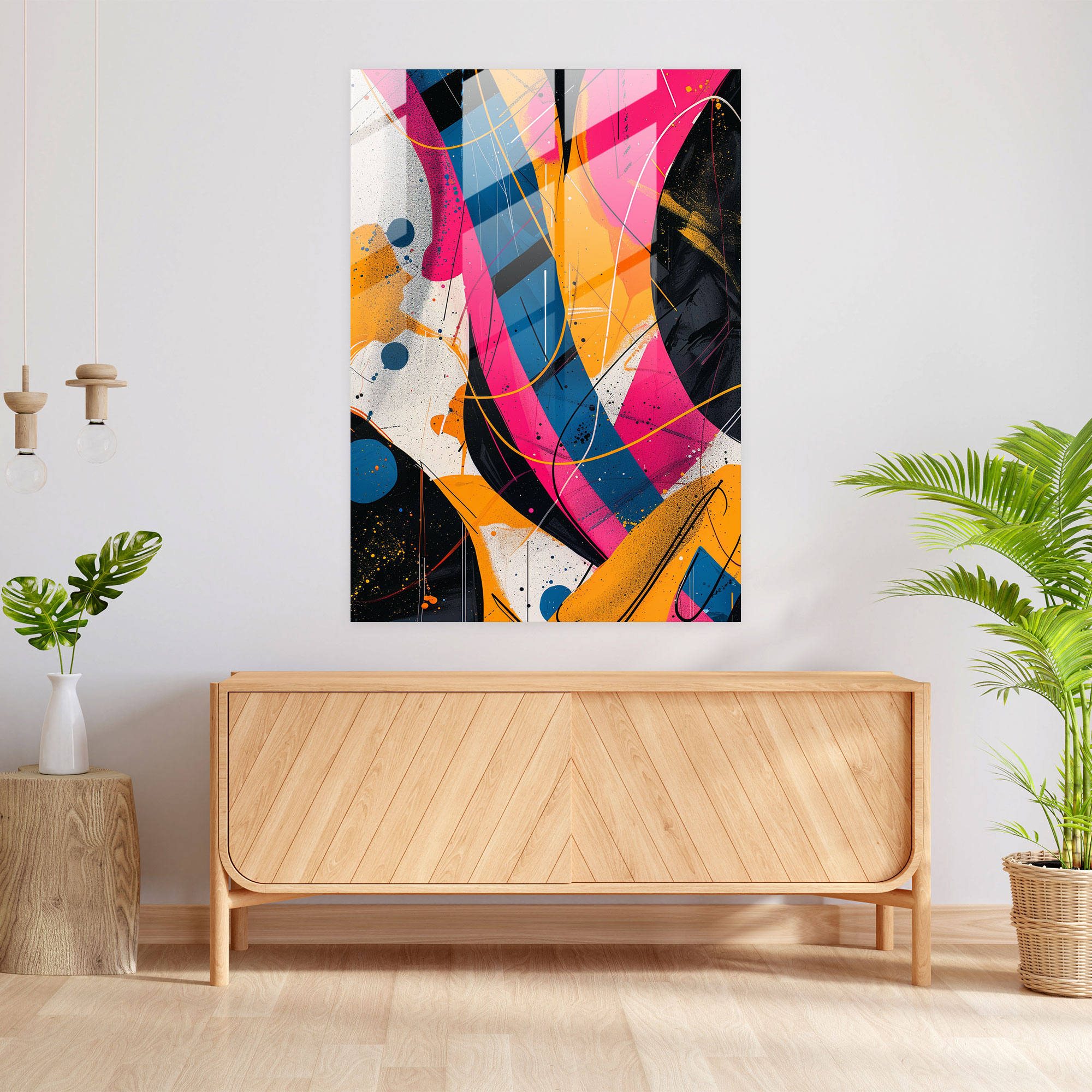 Popart Style Glass Art - Popart, Home Decoration, Popart Style, Modern Art