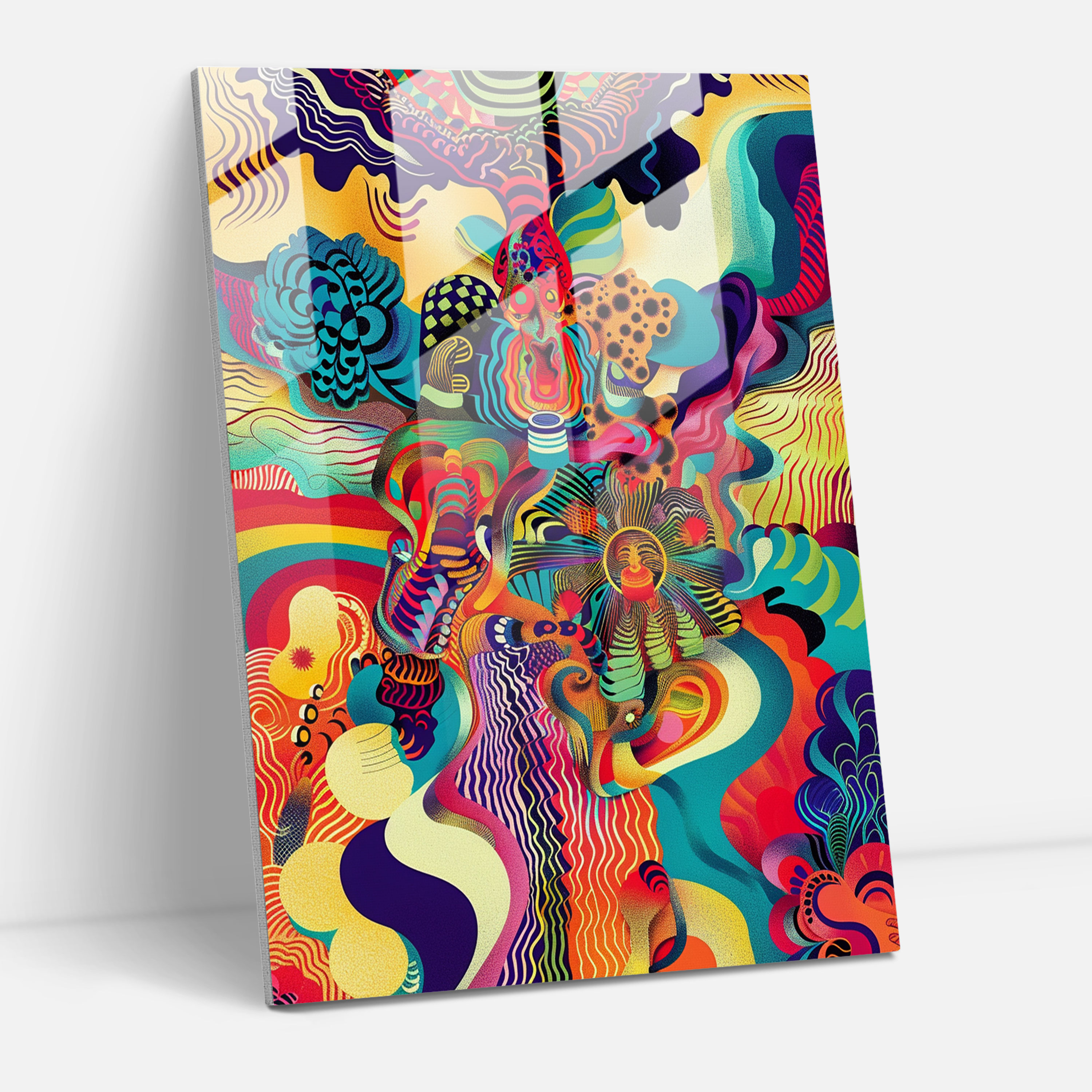 Popart Style Glass Wall Art - Popart, Home Decoration, Modern Art, Popart Style