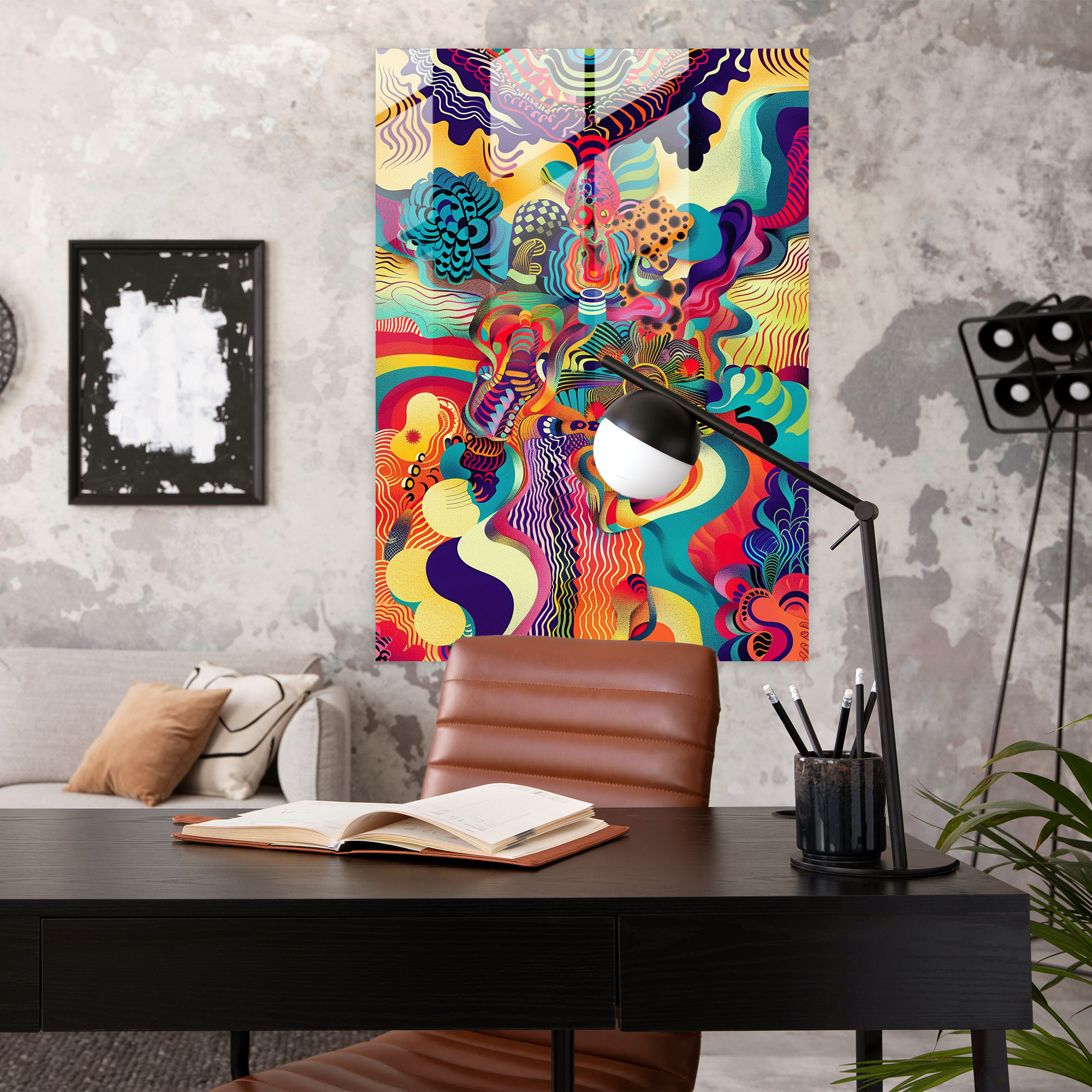 Popart Style Glass Wall Art - Popart, Home Decoration, Modern Art, Popart Style