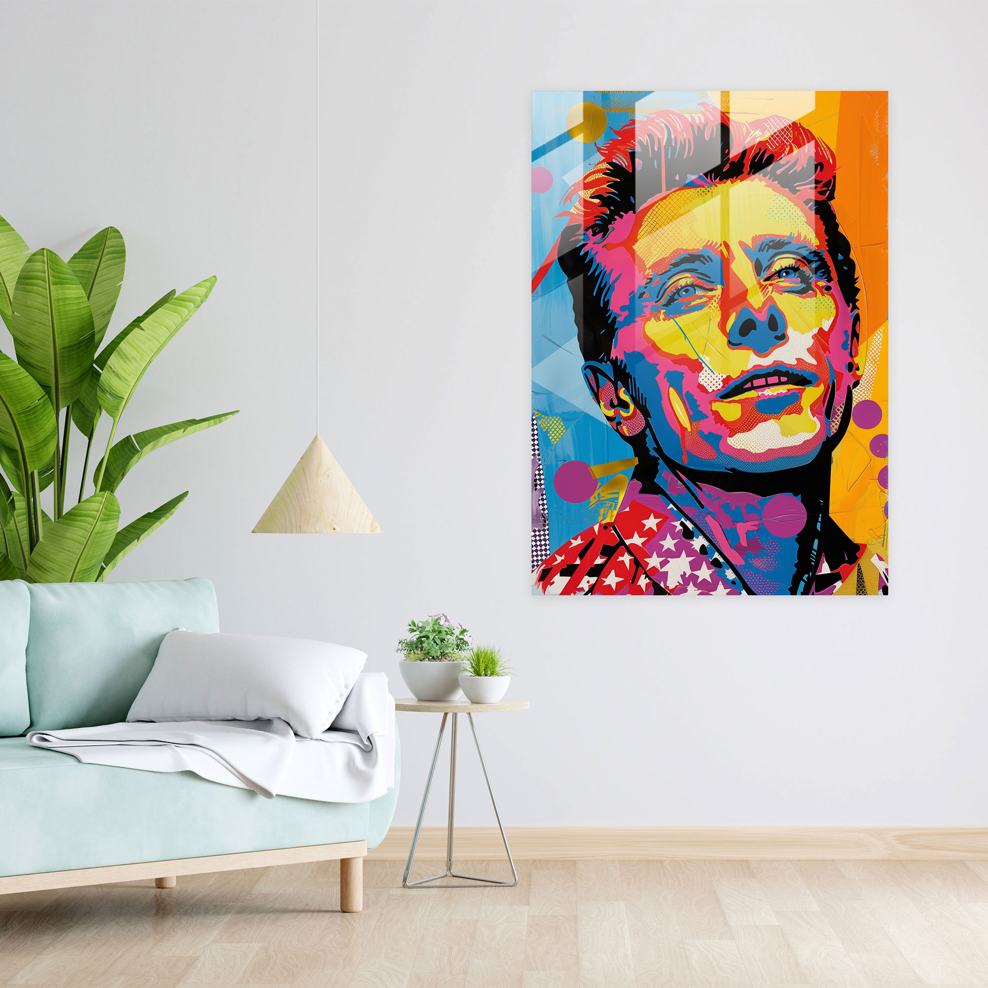 Popart Style Glass Wall Art - Popart, Glass Art, Glass Wall Art, Modern Art
