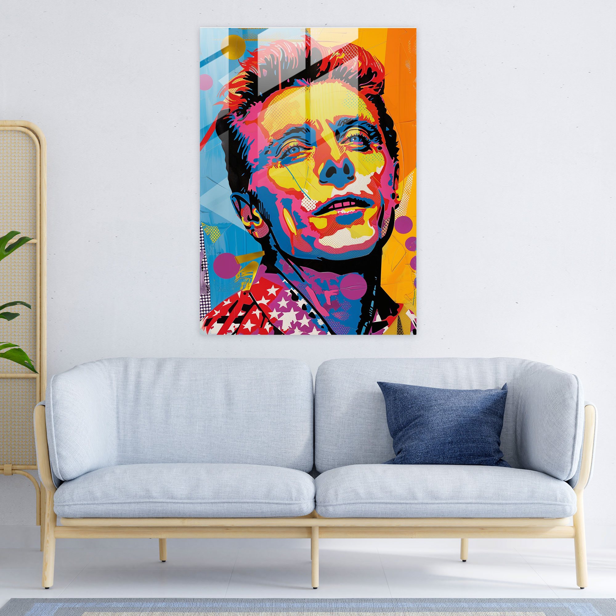 Popart Style Glass Wall Art - Popart, Glass Art, Glass Wall Art, Modern Art