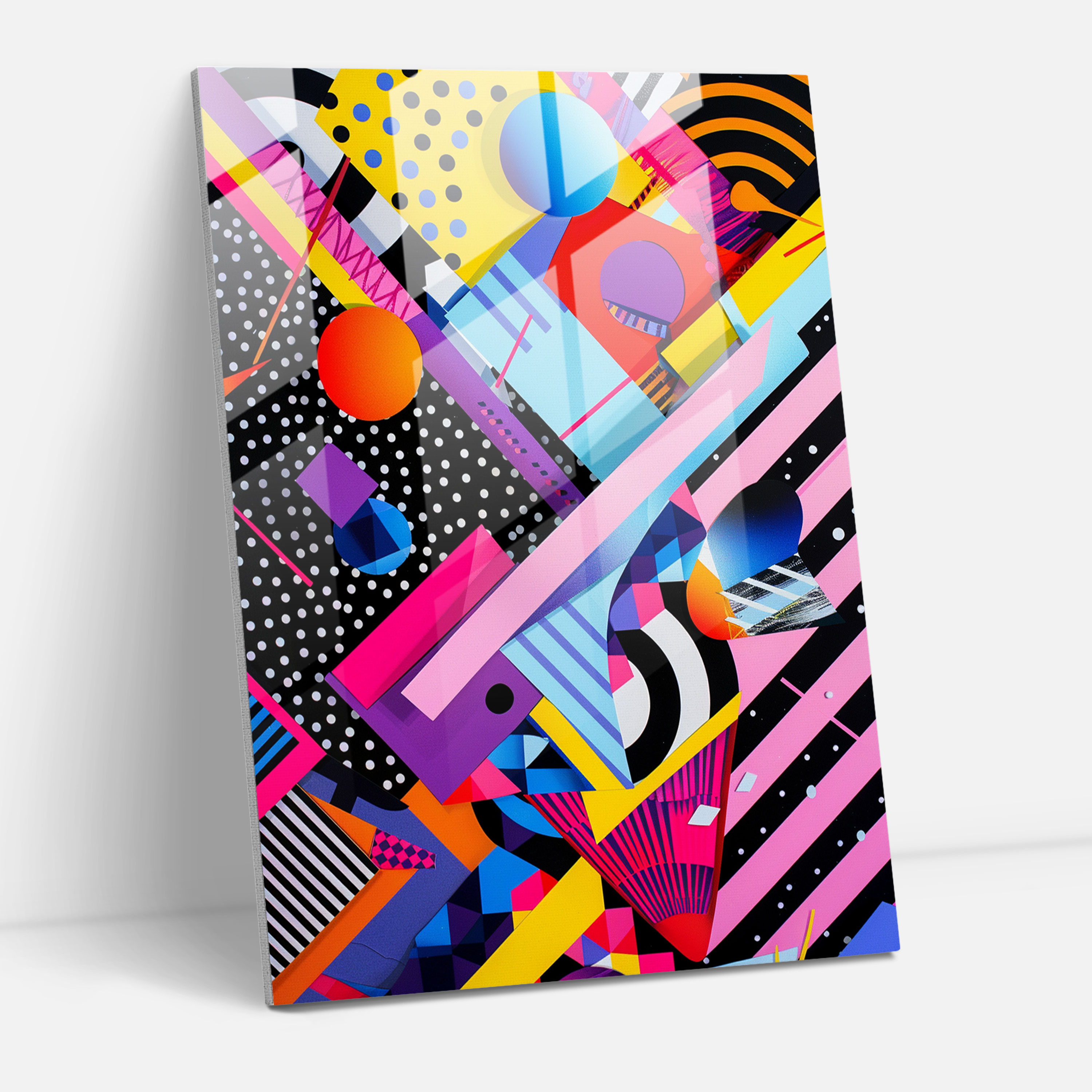 Popart Style Wall Decoration - Popart, Popart Style, Glass Print, Glass Art