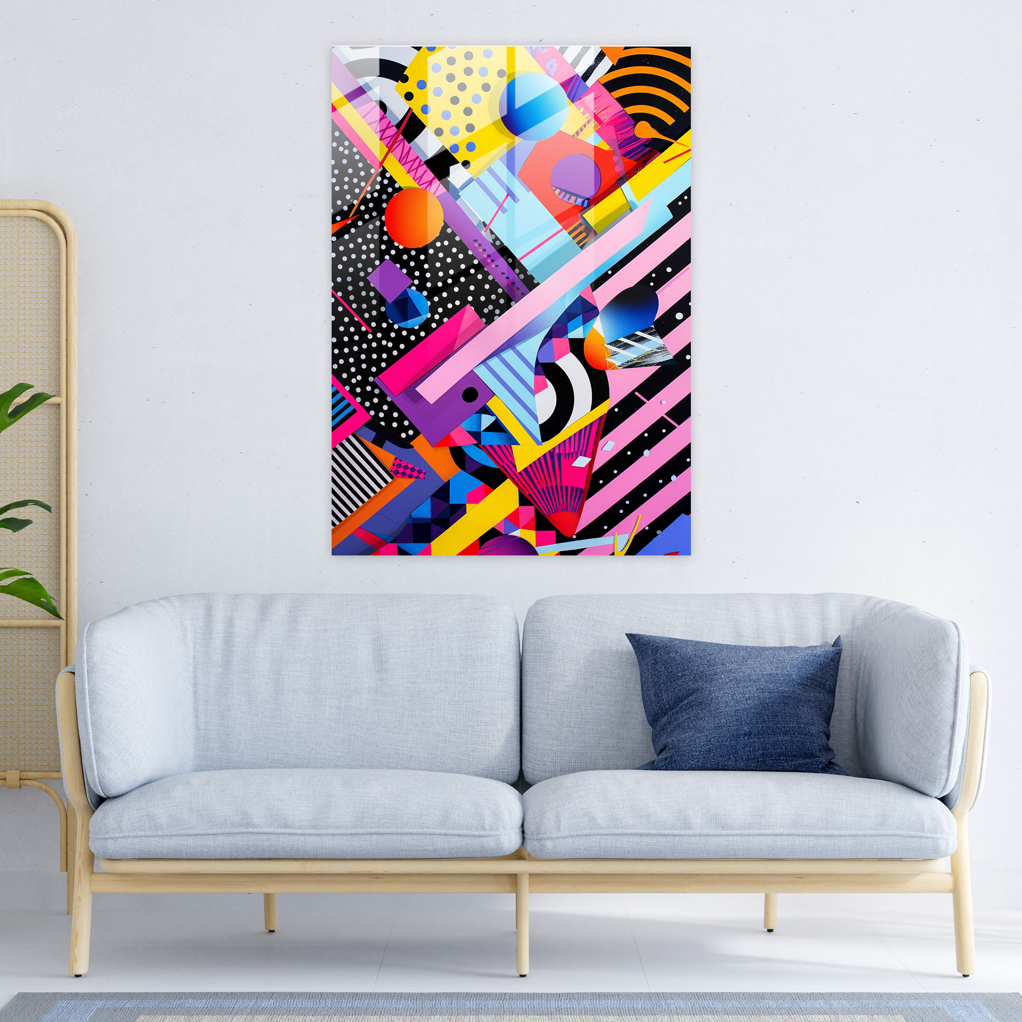 Popart Style Wall Decoration - Popart, Popart Style, Glass Print, Glass Art