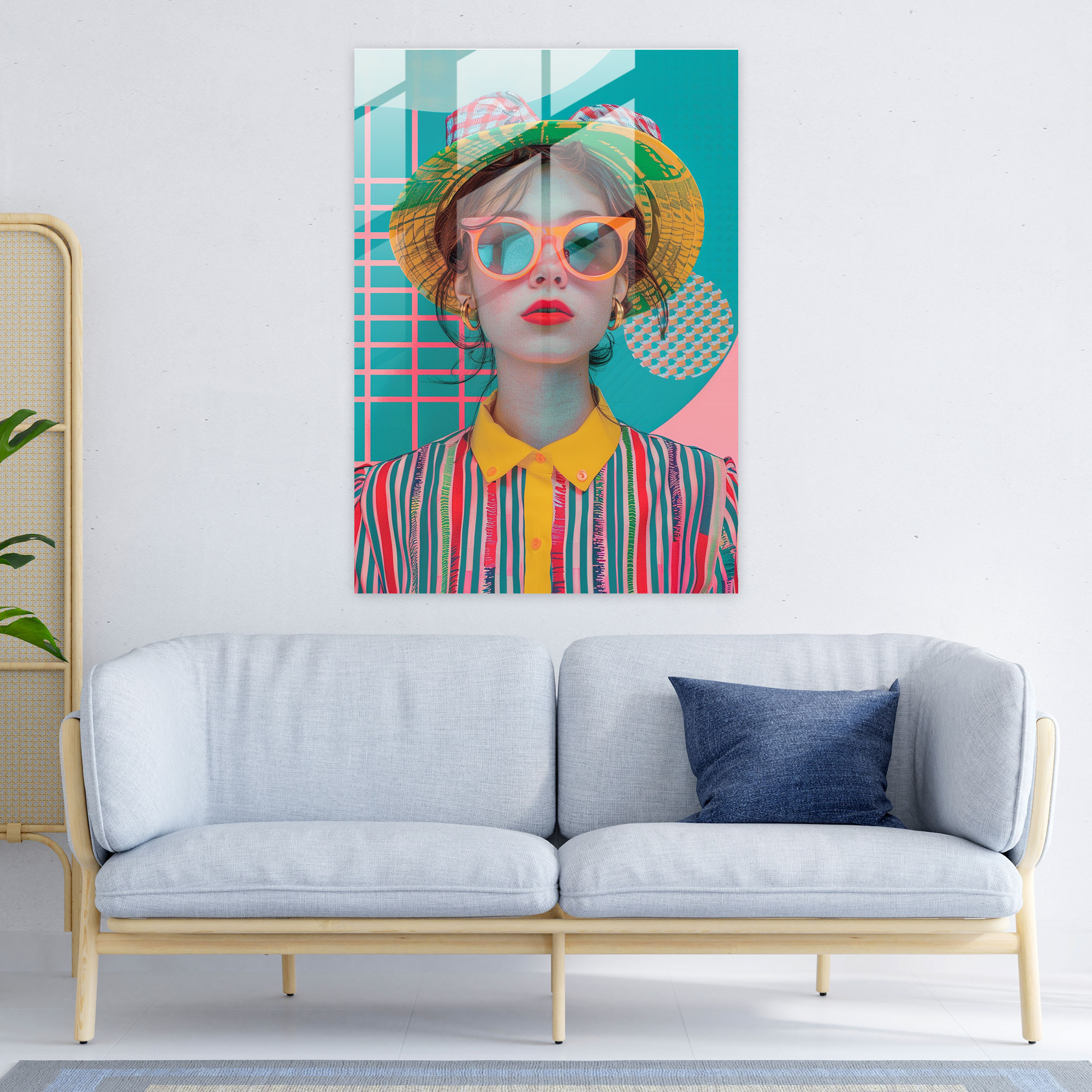 Popart Style Modern Art - Popart, Glass Art, Popart Style, Glass Print