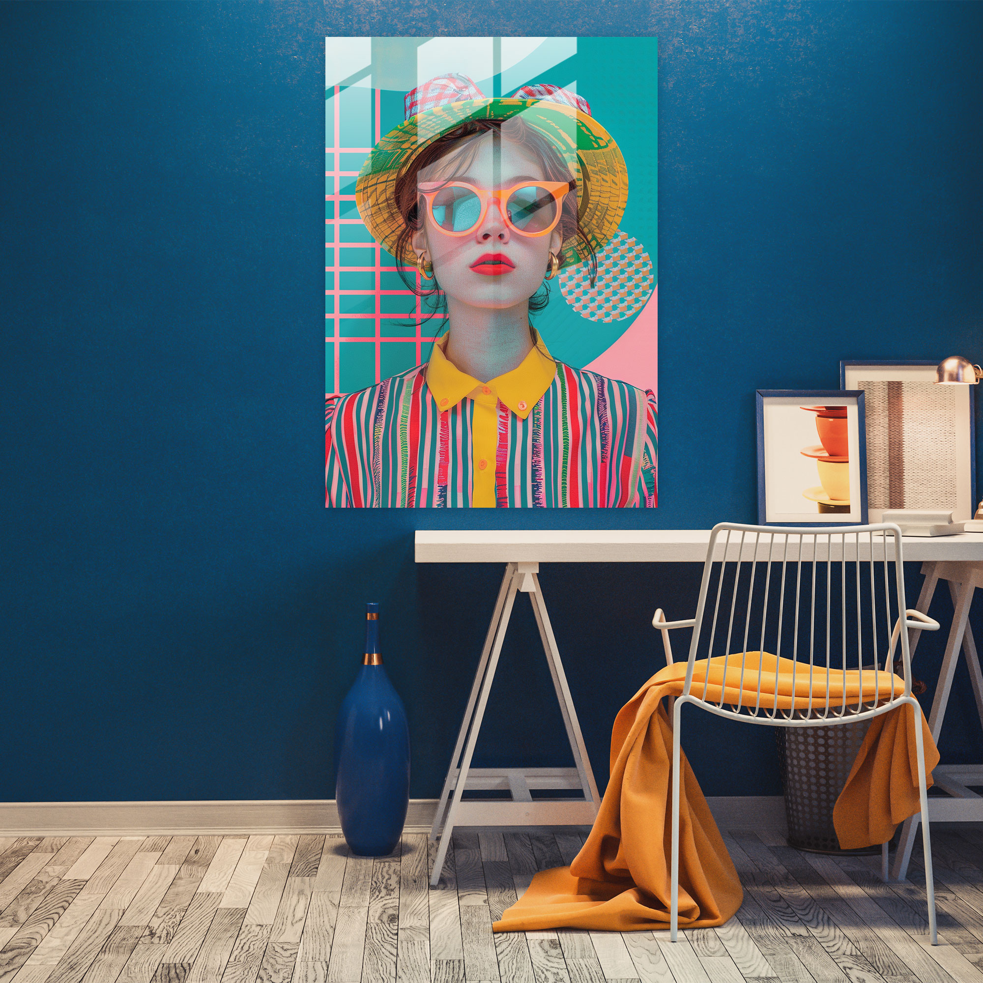 Popart Style Modern Art - Popart, Glass Art, Popart Style, Glass Print