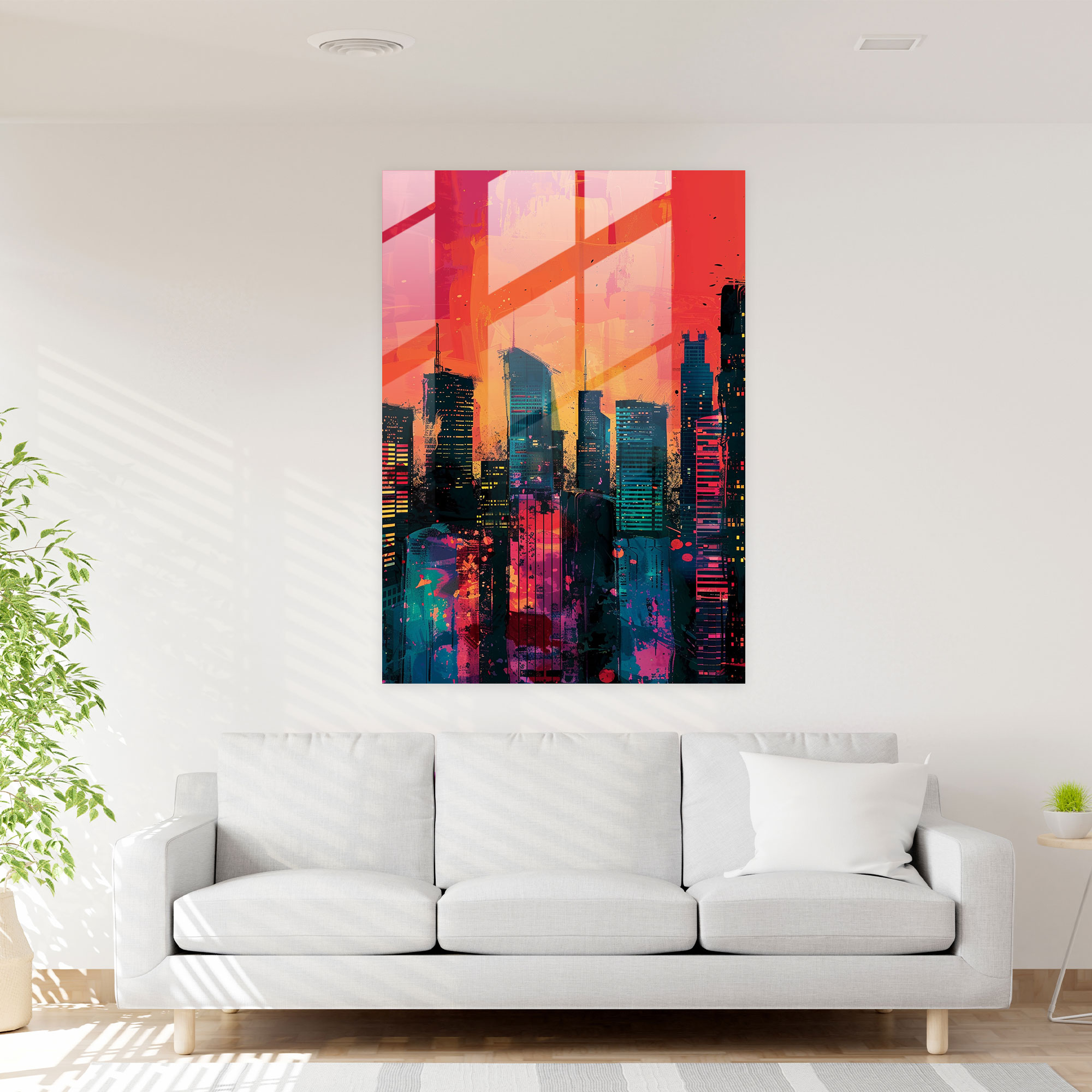 Popart Style Home Decoration - Popart, Popart Style, City Skyline, Home Decoration