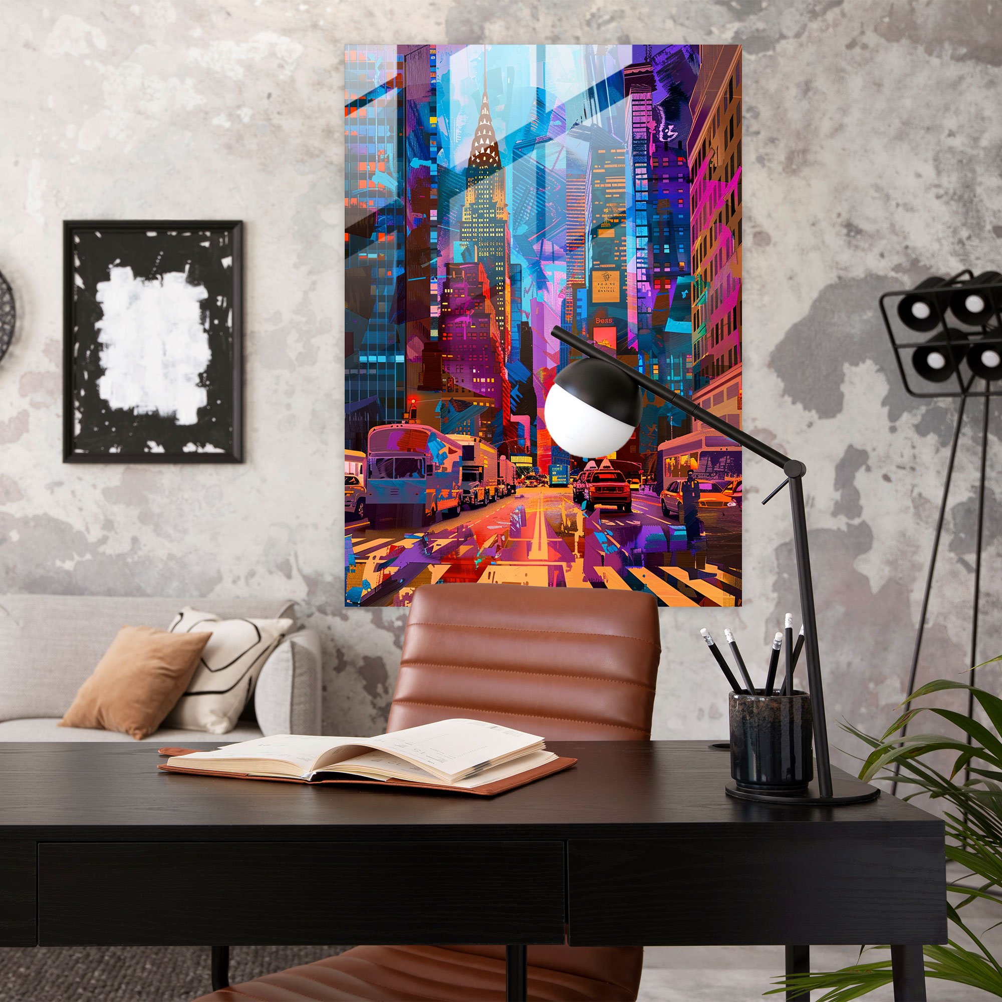 Popart Style Glass Wall Art - Popart, Glass Art, Modern Art, Glass Wall Art