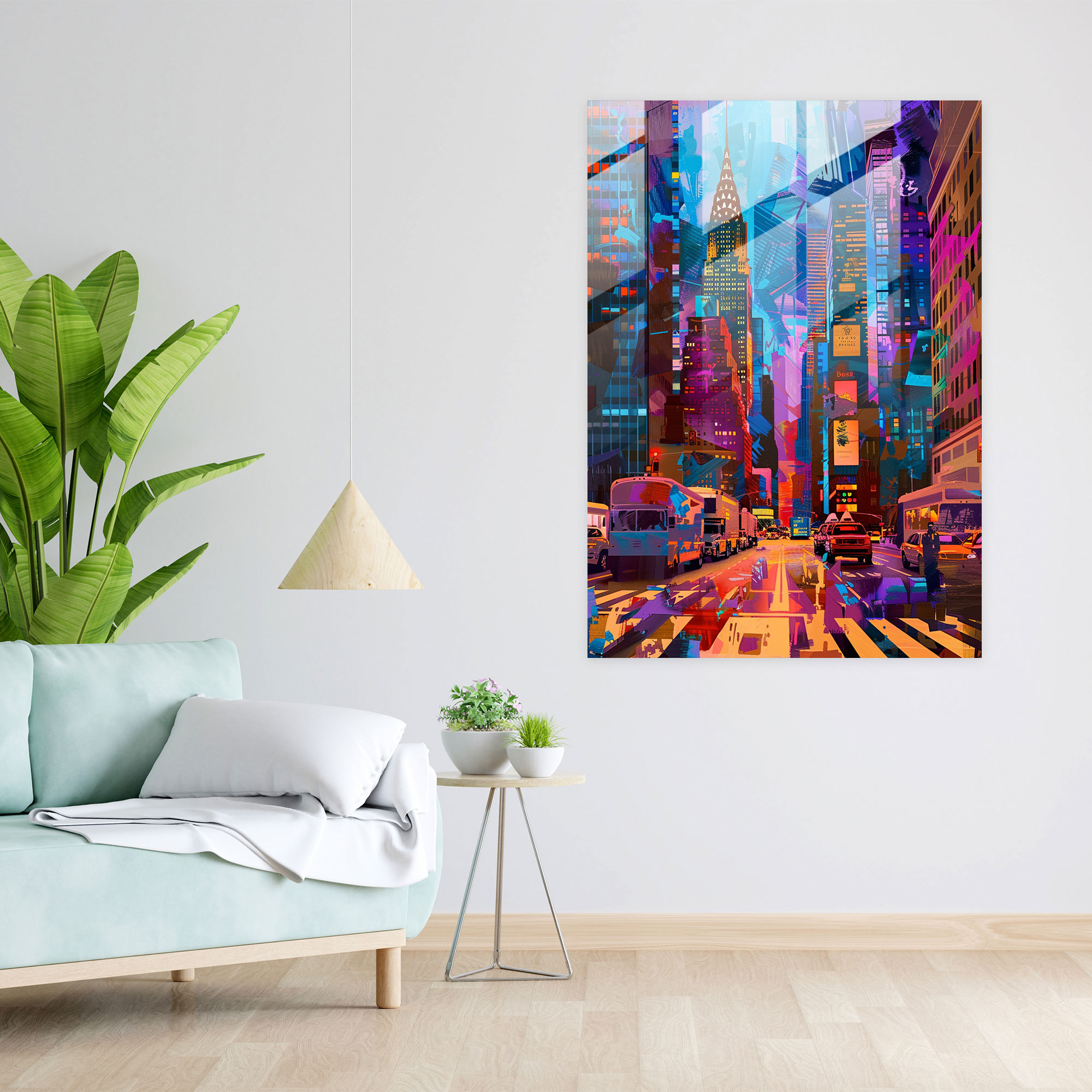 Popart Style Glass Wall Art - Popart, Glass Art, Modern Art, Glass Wall Art